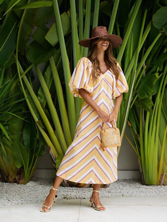 State of Embrace - Monument Dress - Sun Stripe