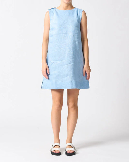 Walnut Melbourne - Malta Mini Dress - Sky Blue