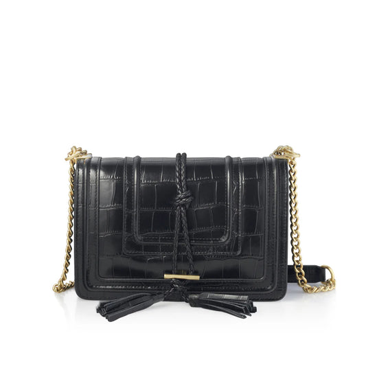 Nikki Williams- Beau Crossbody Bag in Croc