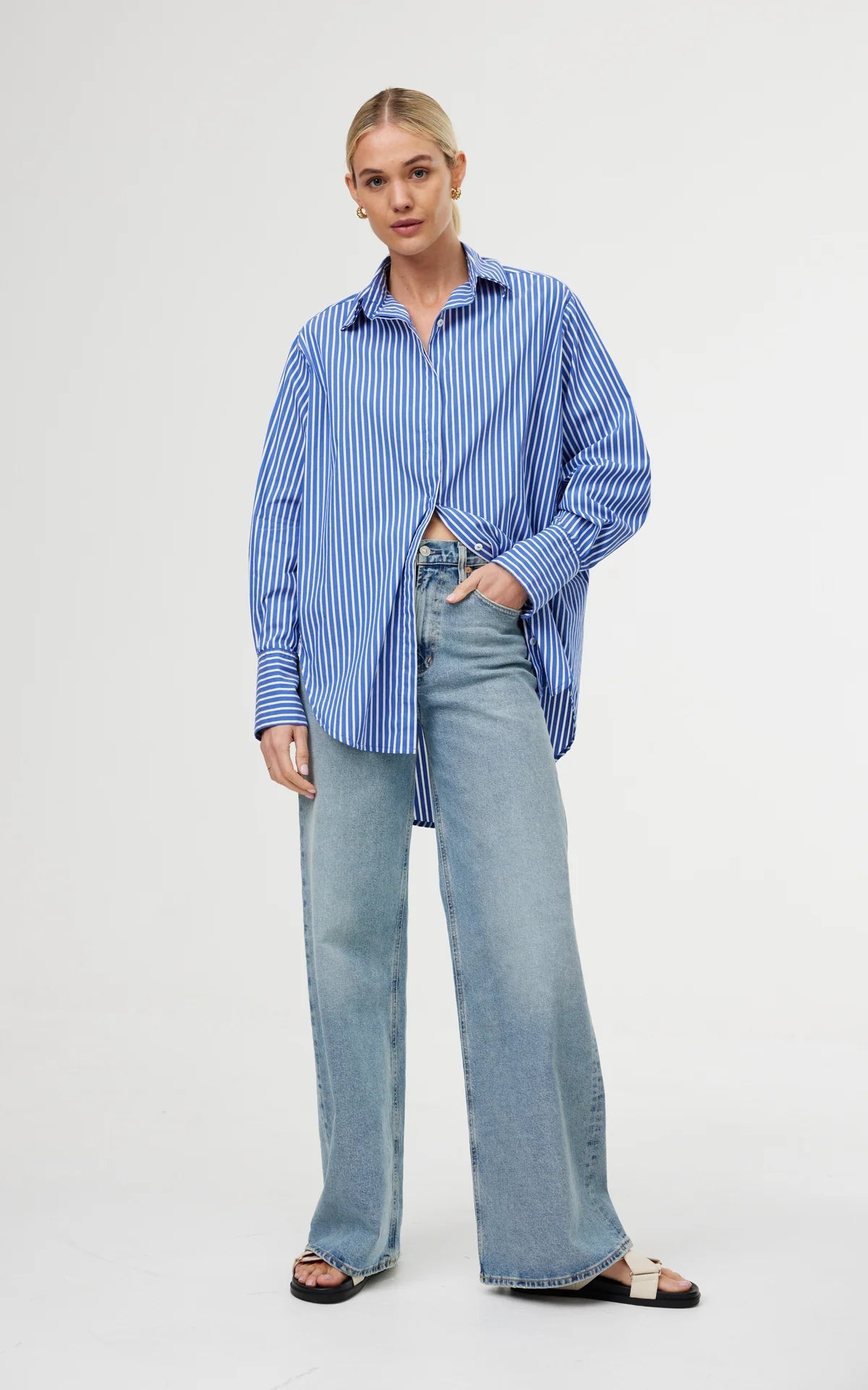Kinney - Noah Shirt - Riviera Stripe