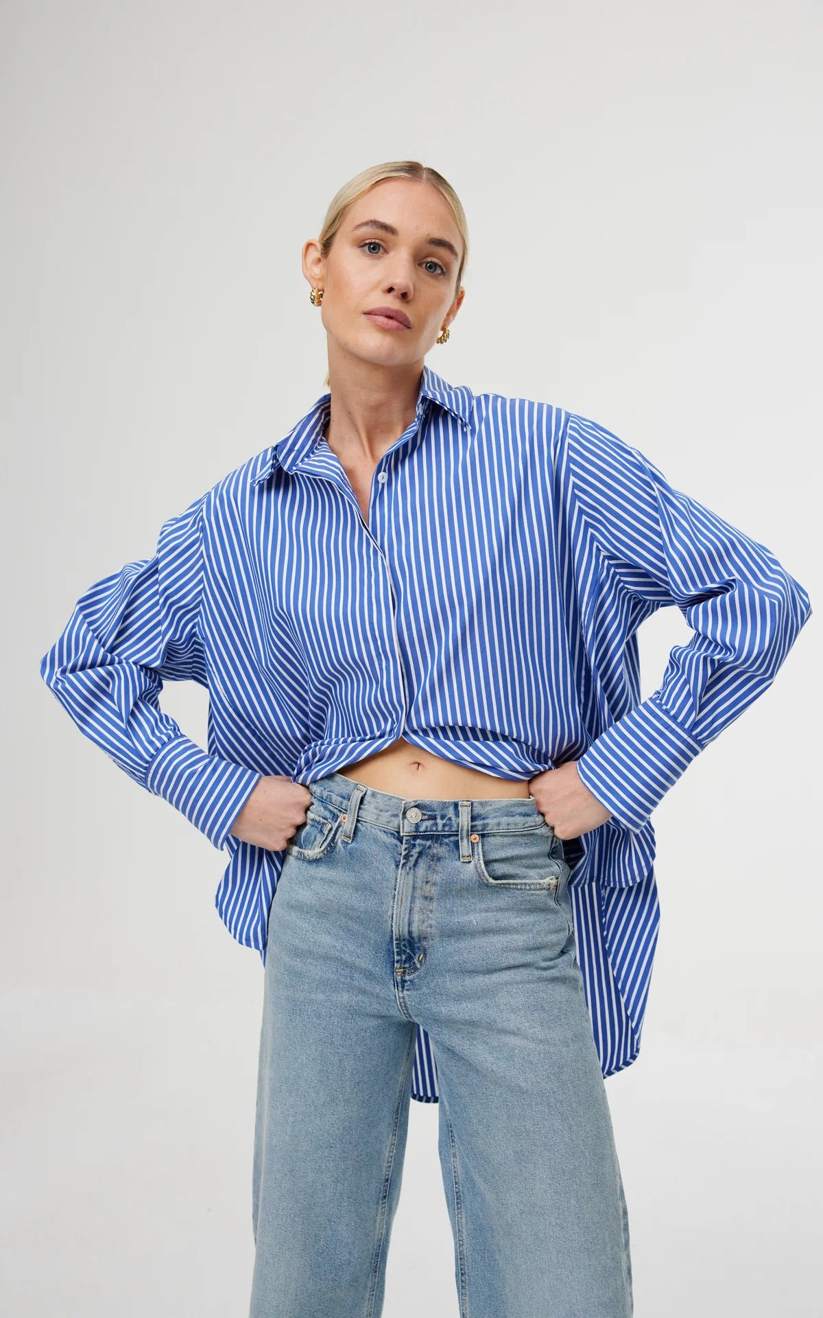 Kinney - Noah Shirt - Riviera Stripe