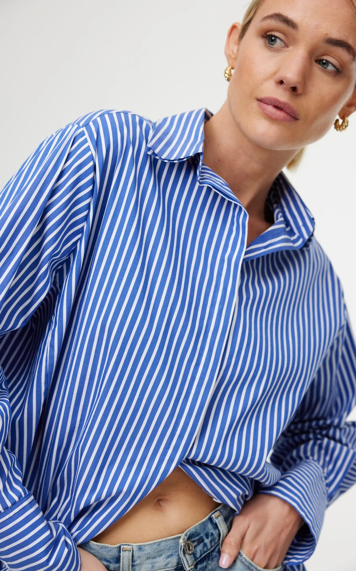 Kinney - Noah Shirt - Riviera Stripe