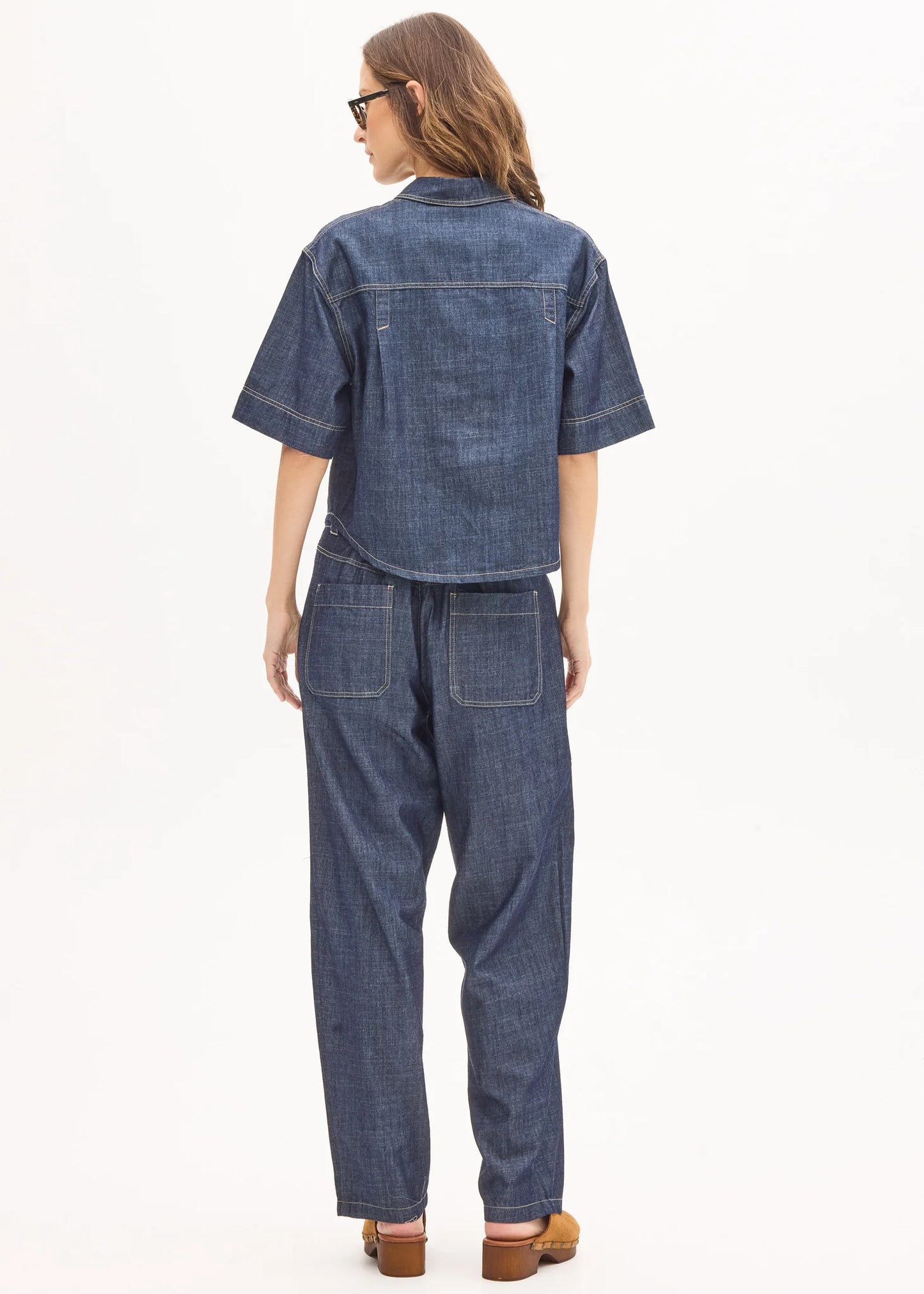 Pol Clothing - Muhle Denim Shirt - Dark Washpol