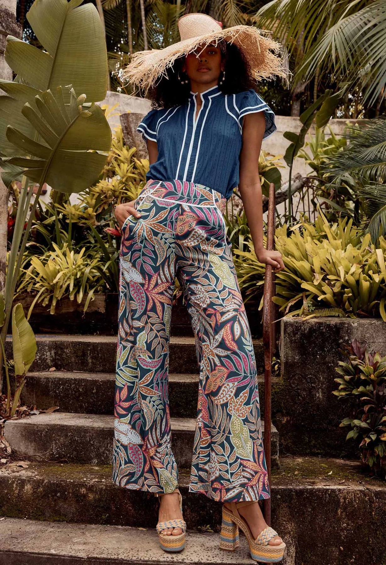 Once Was - Harmony Viscose Pant – Fiesta Tropico