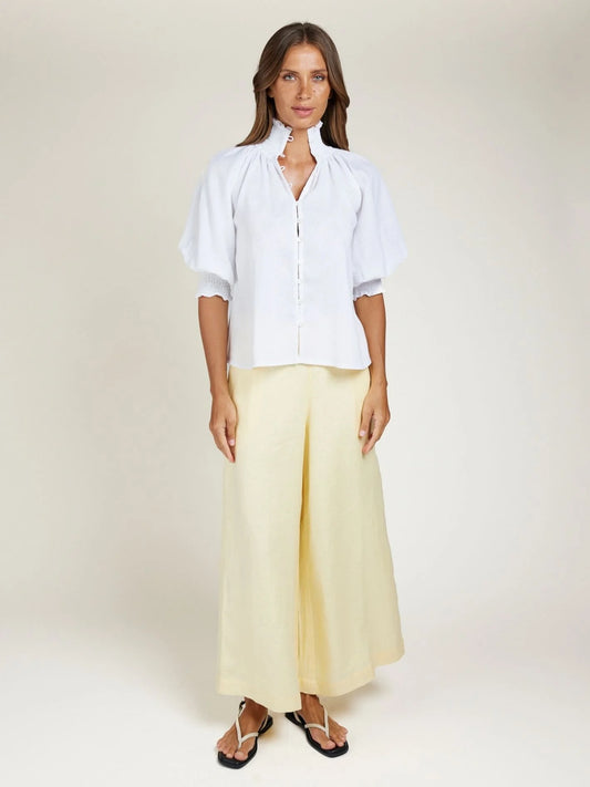State of Embrace - Palazzo Pant - Lemon