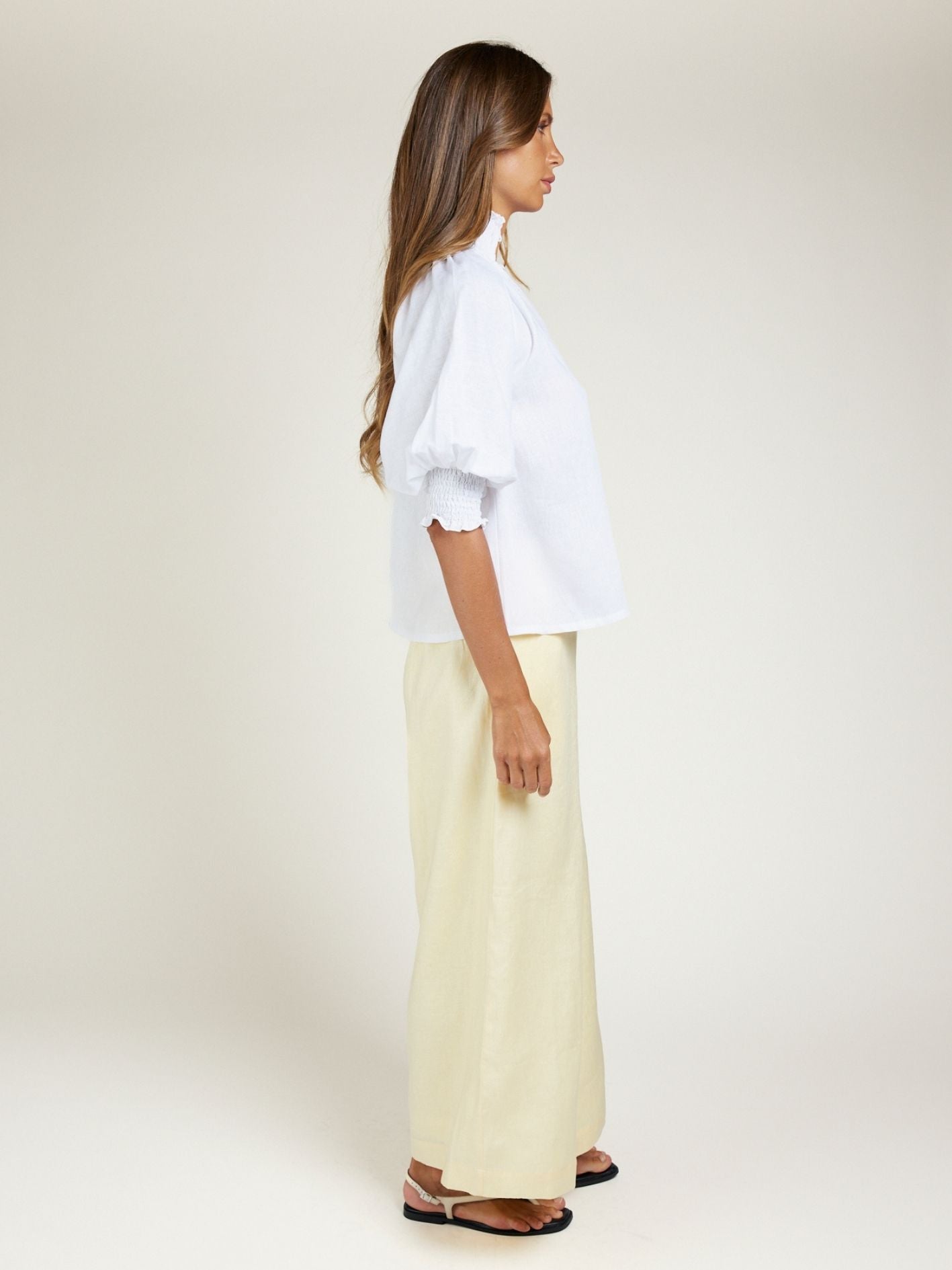 State of Embrace - Palazzo Pant - Lemon