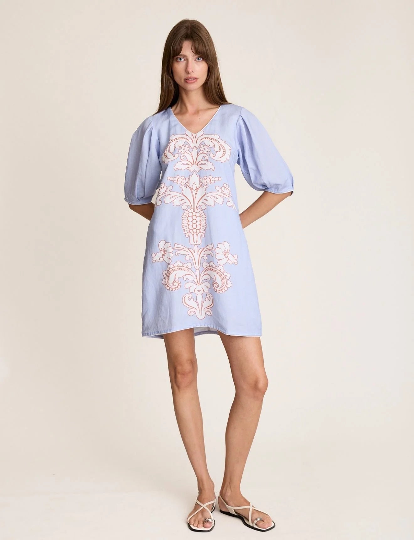 State of Embrace - Pina Mini Dress - Sky