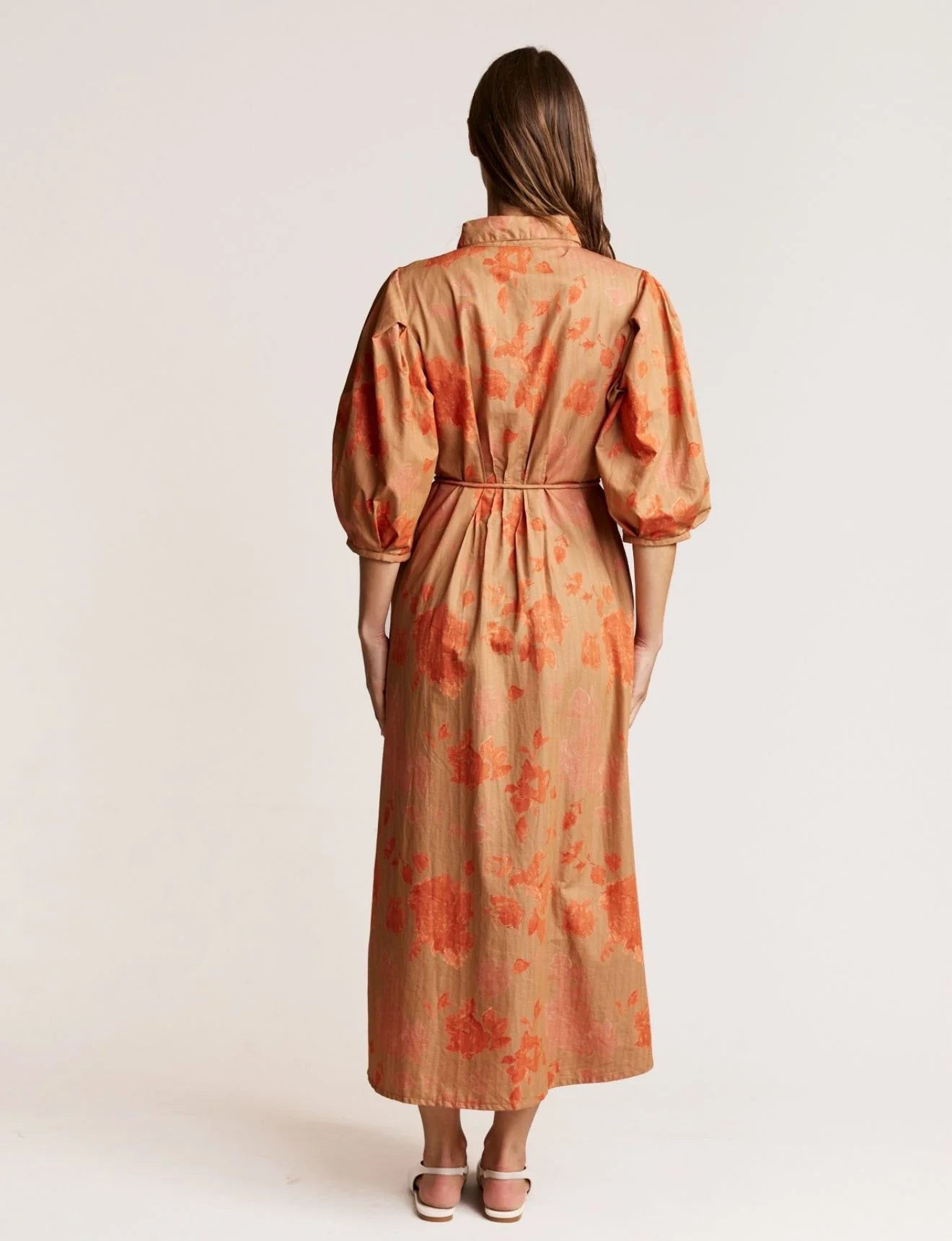State of Embrace - Pintuck Dress - Graphic Rose