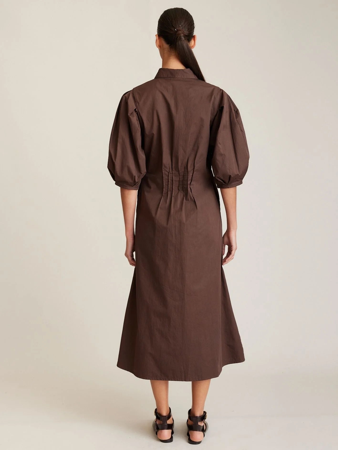 State Of Embrace - Pintuck Dress - Sable