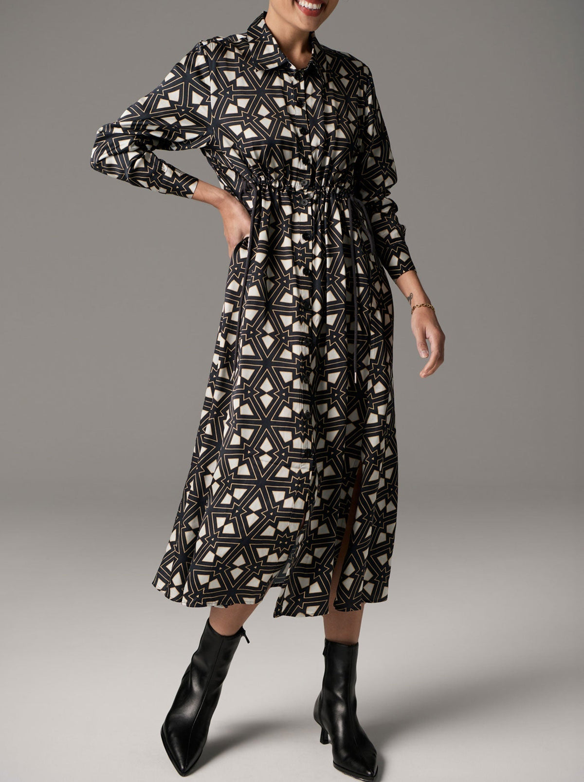 50% OFF - Stargate Shirt Dress - Stargate Print