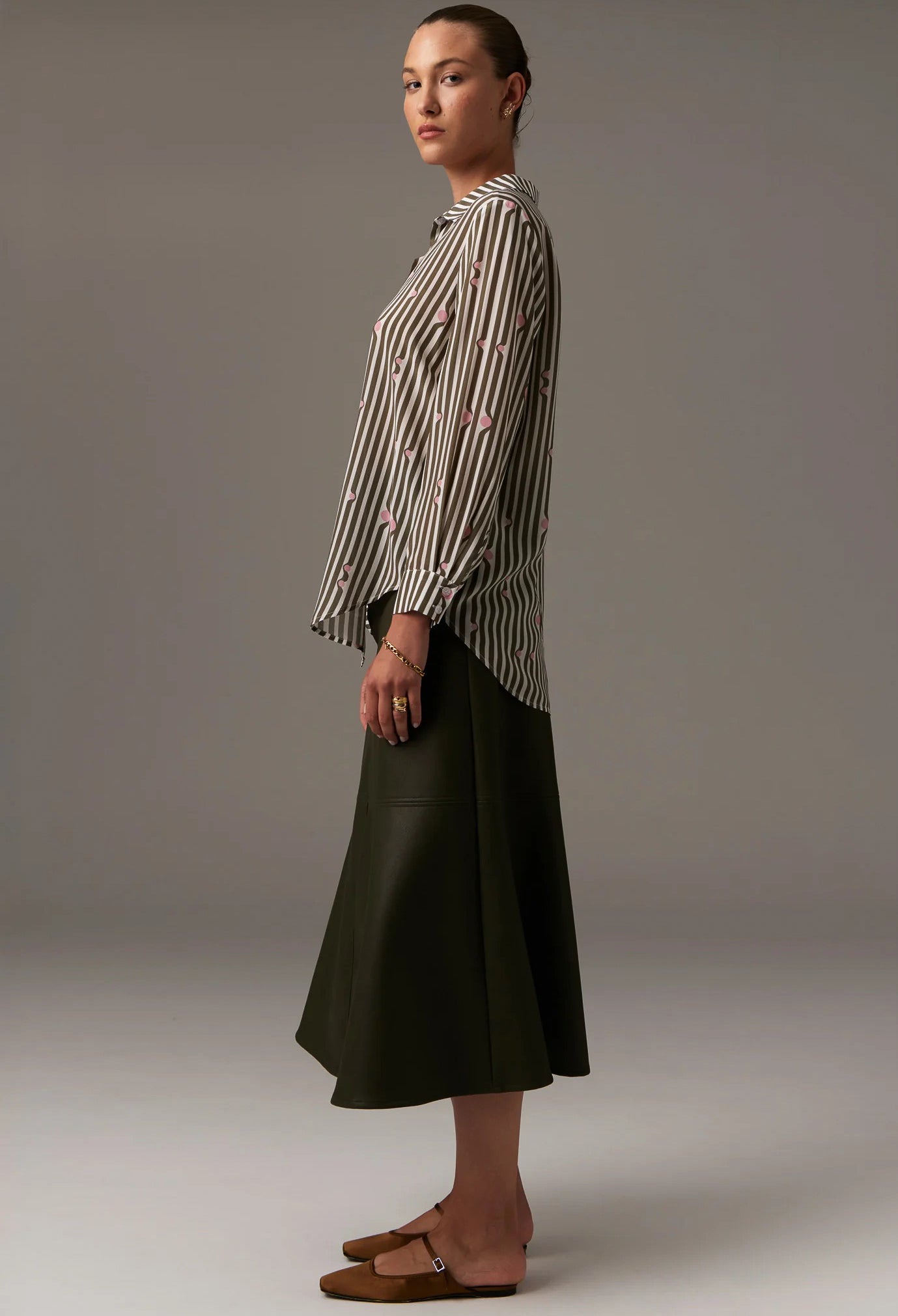 Pol Clothing. - Gumball Silk Shirt
