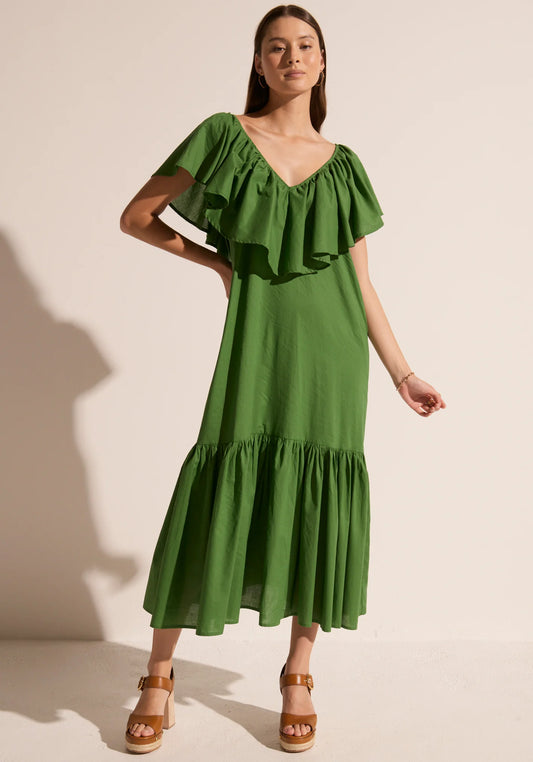 Willow Strap Dress - Olive Green