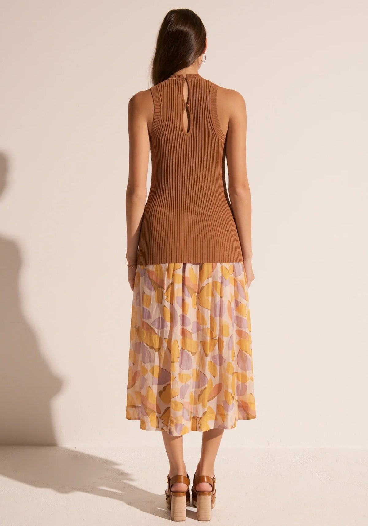 50% OFF - Pol Clothing - Milla Tank - Toffee