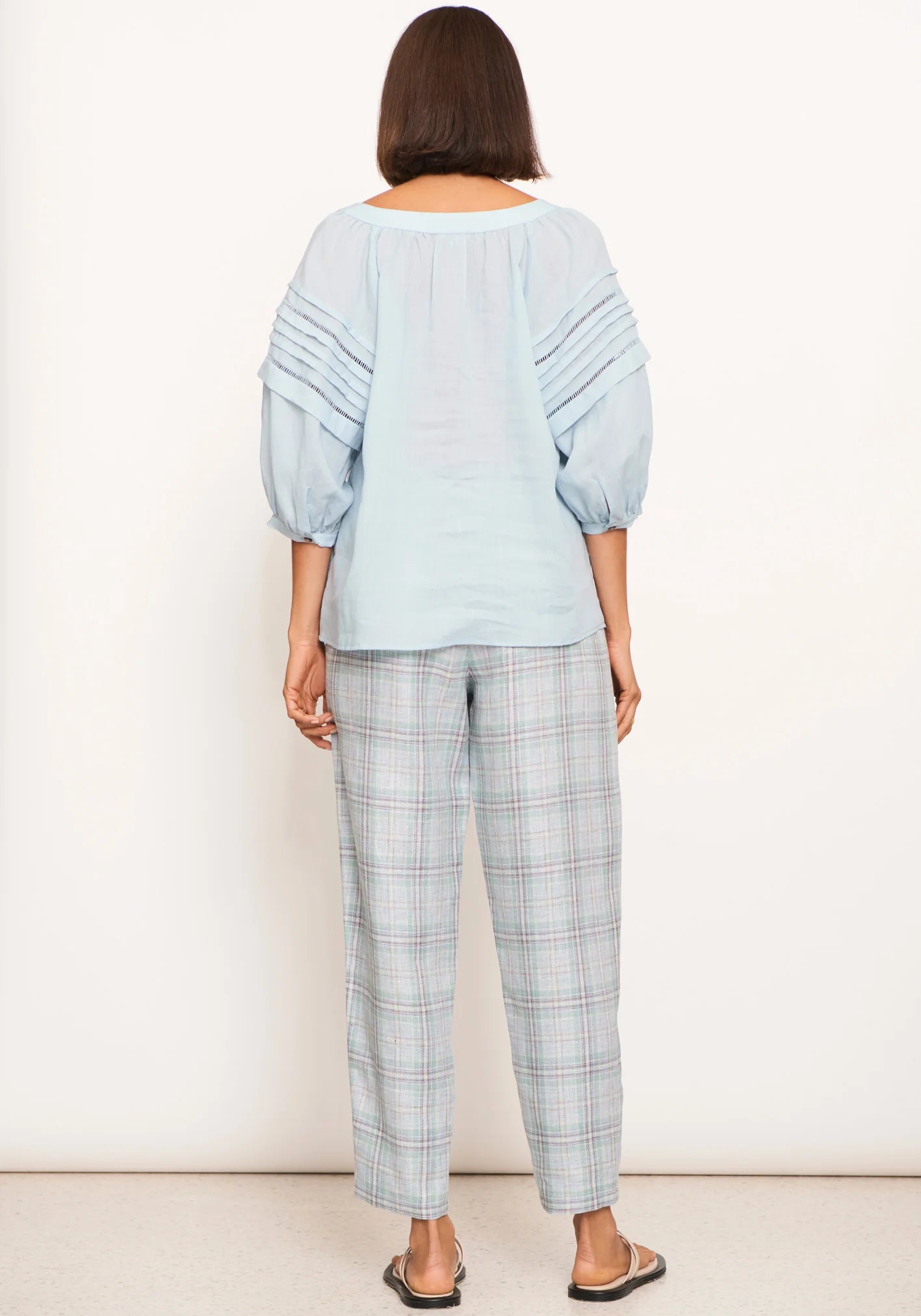 Pol Clothing - Nohr Tuck Shirt - Blue