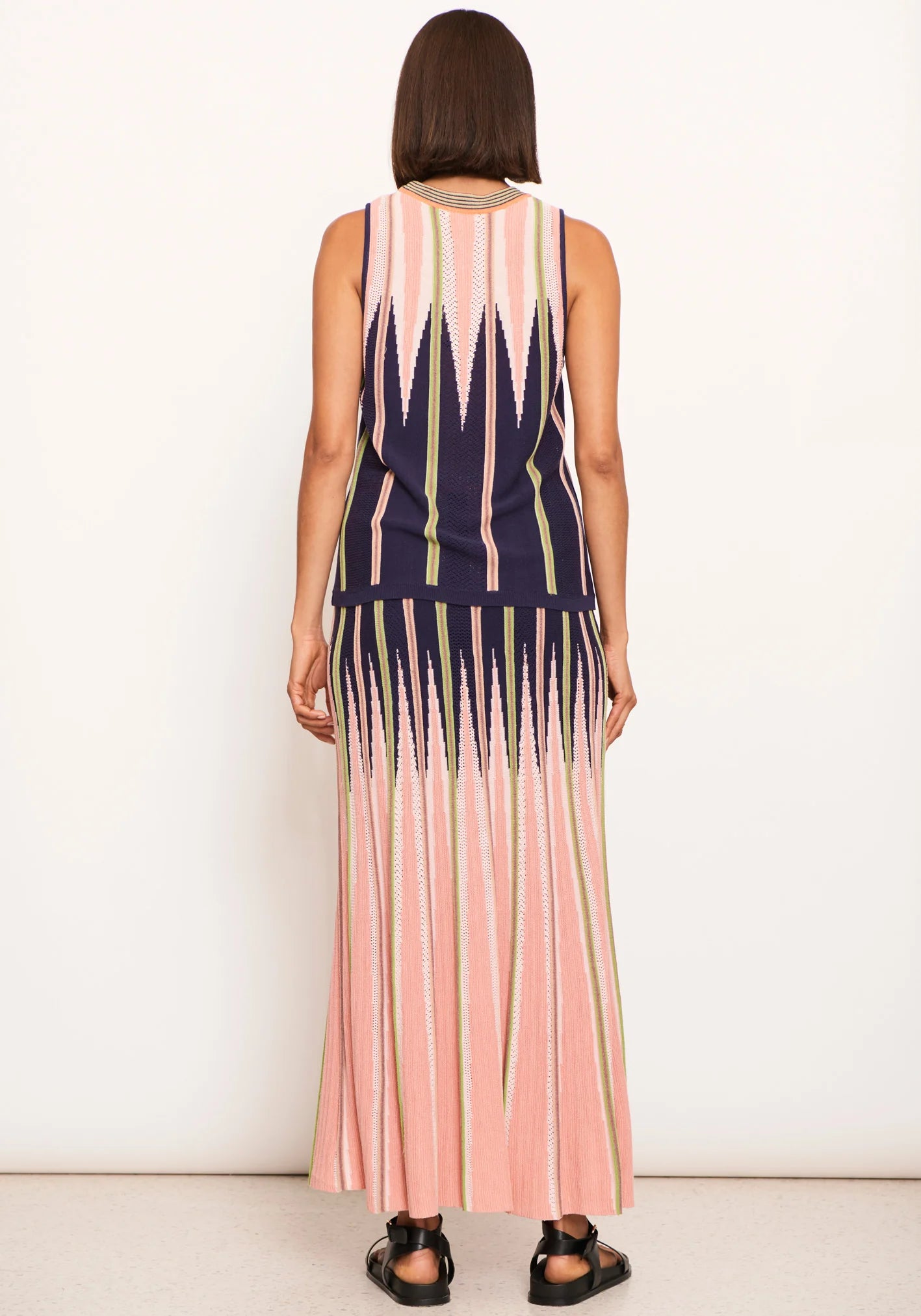 Pol Clothing - Spike Tank - Pink Multi