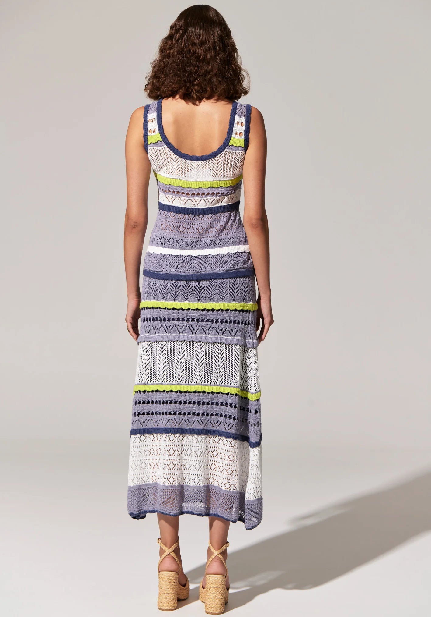 Pol Clothing - Paco Pointelle Tank - Multi