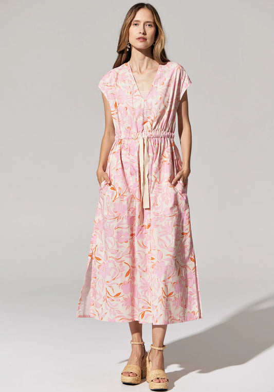 Pol Clothing - Sara Tie Dress - Sara Print