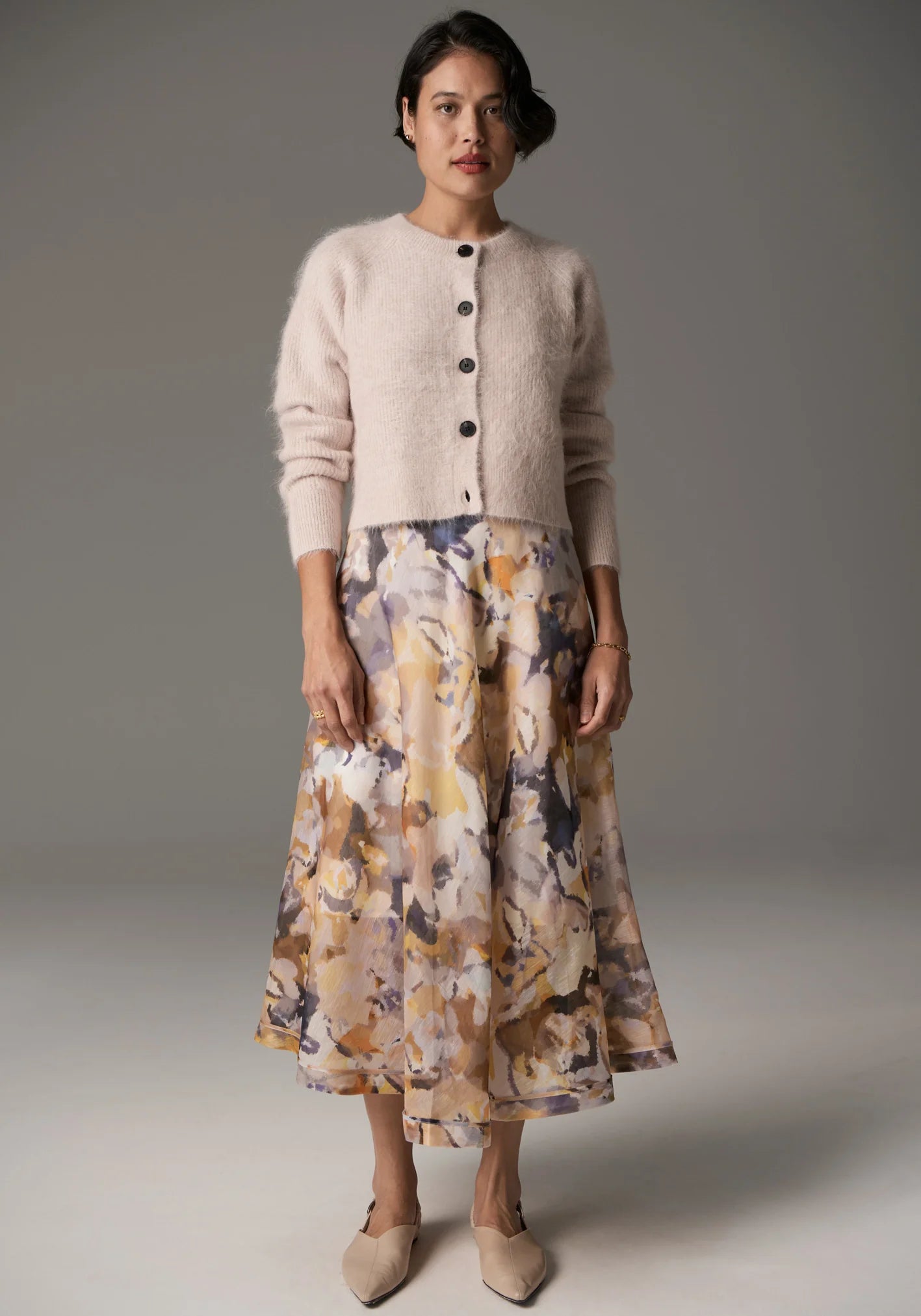 POL Clothing. - Collage Skirt - Collage Print