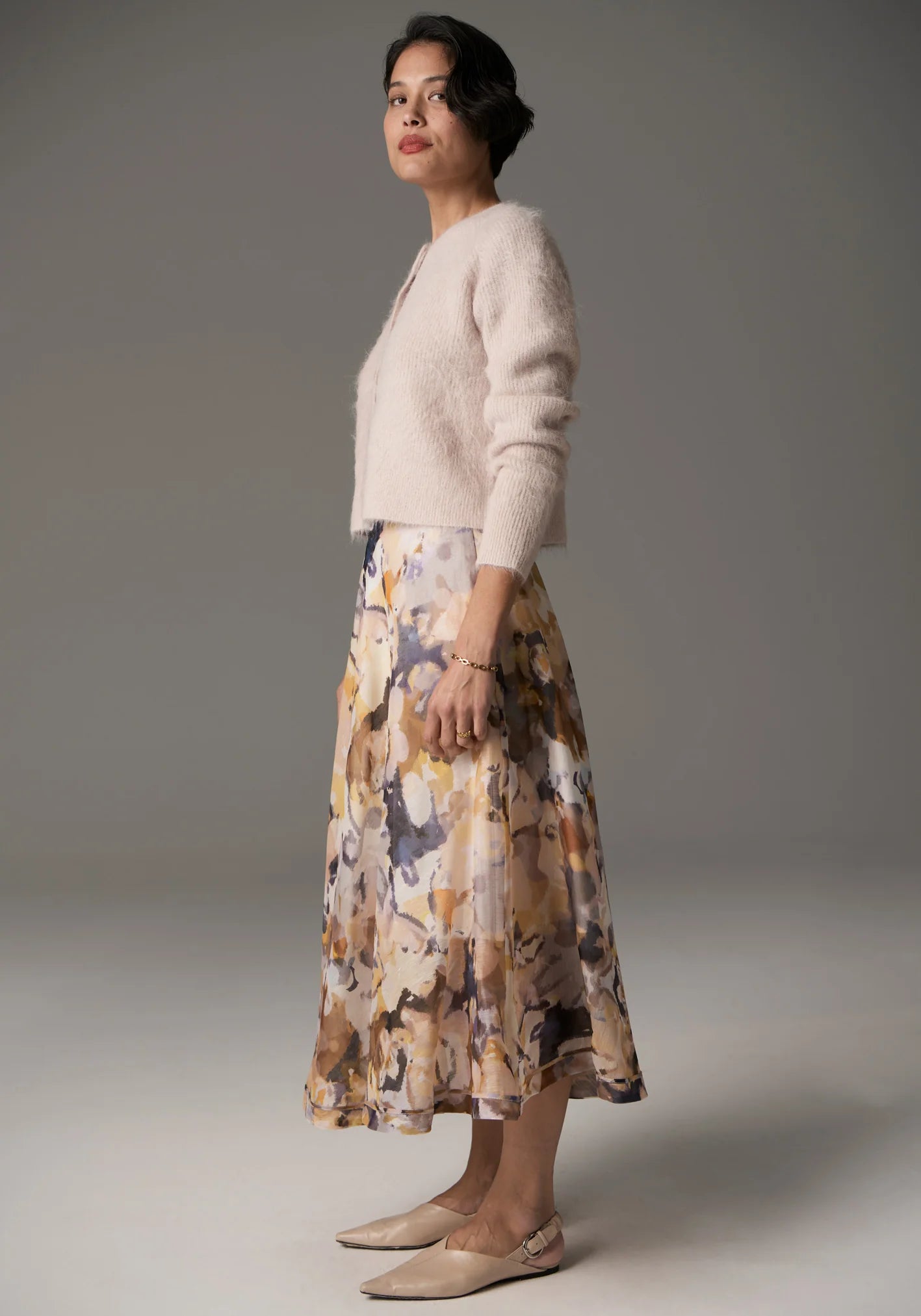 POL Clothing. - Collage Skirt - Collage Print