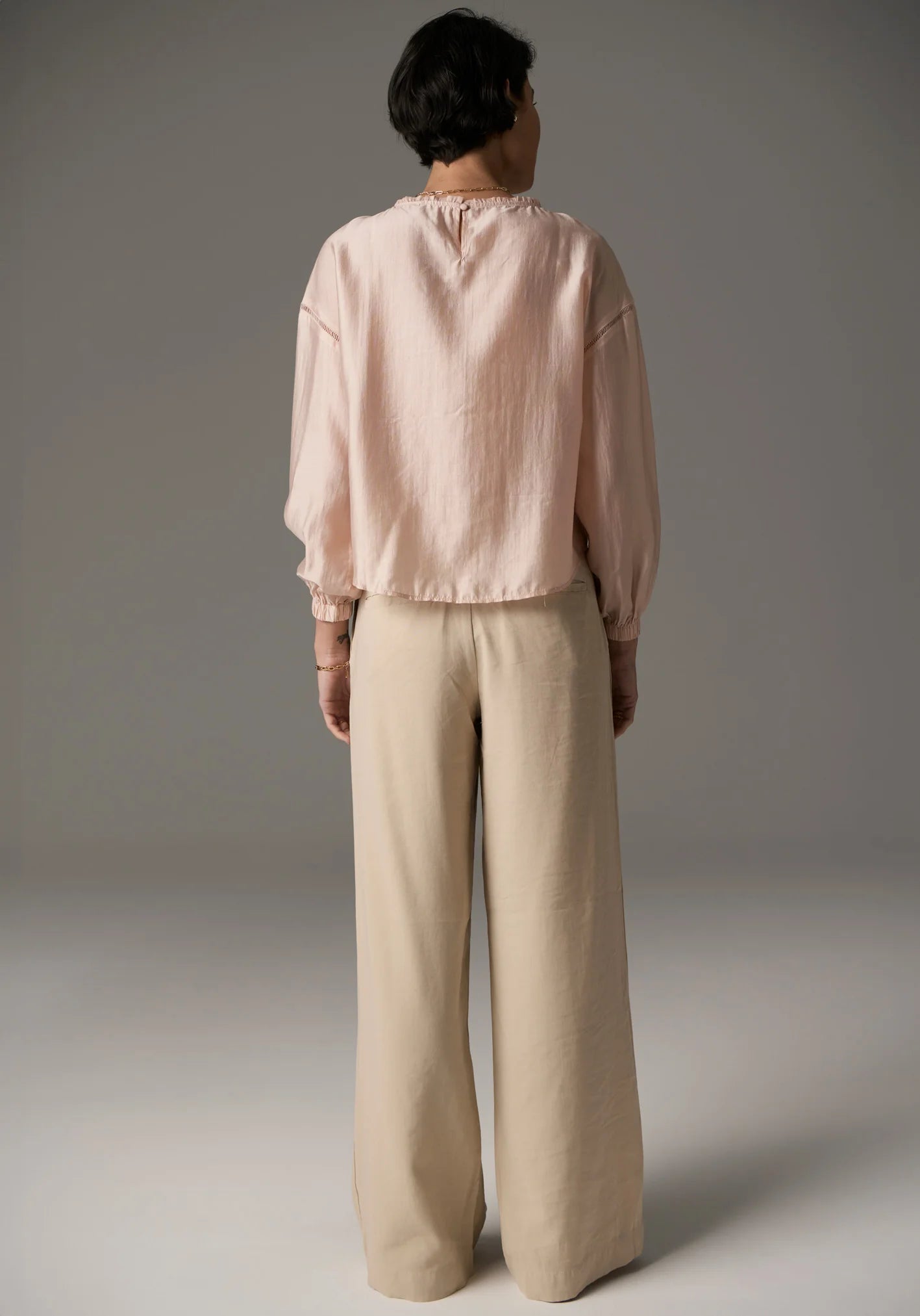 Pol Clothing - Rhea Pintuck Top - Pink