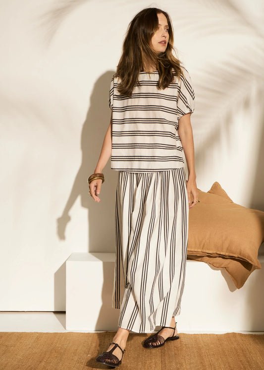Pol Clothing - Parc Reversible Top - Ink Stripe