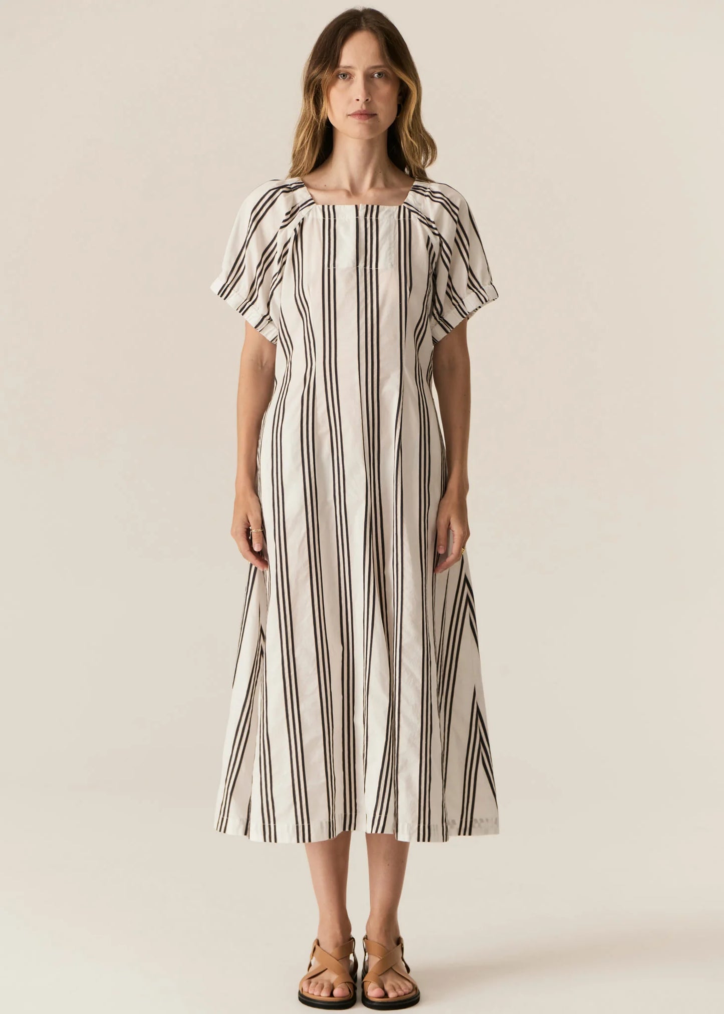 Pol Clothing - Parc Dress - Ink Stripe