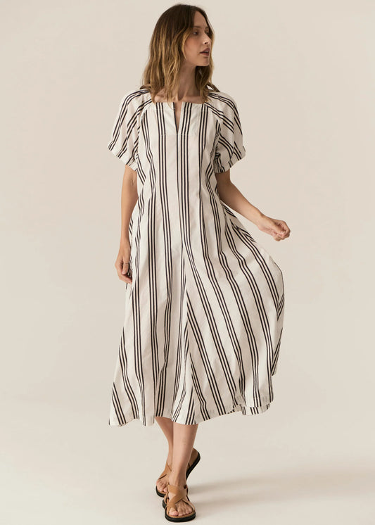 Pol Clothing - Parc Dress - Ink Stripe