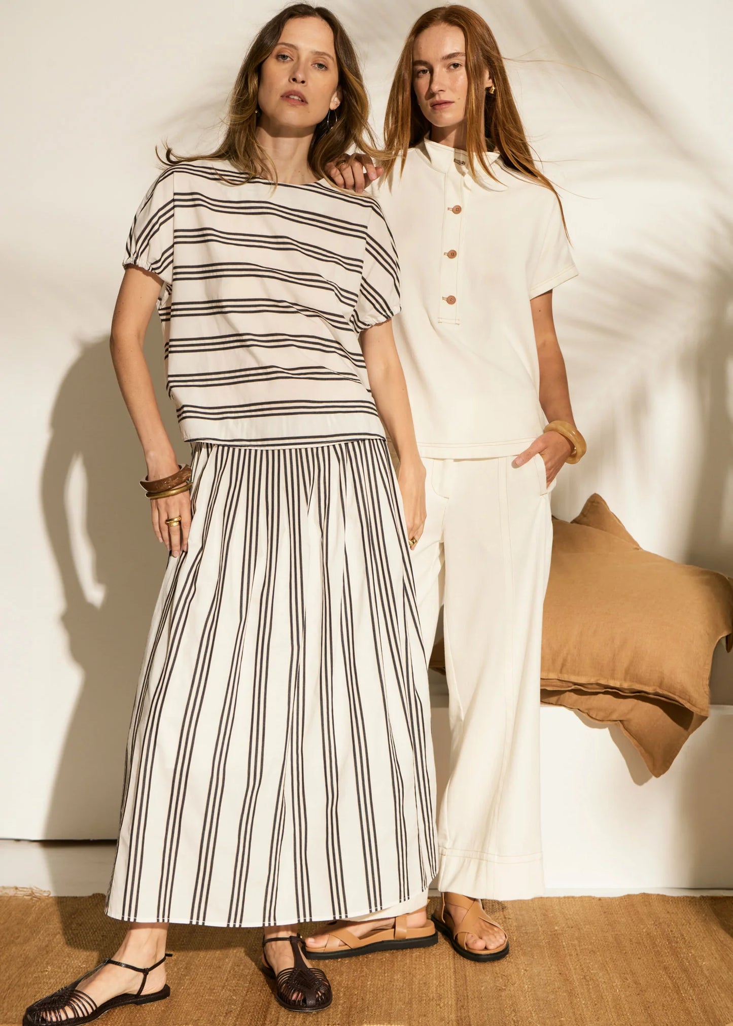 Pol Clothing - Parc Reversible Top - Ink Stripe