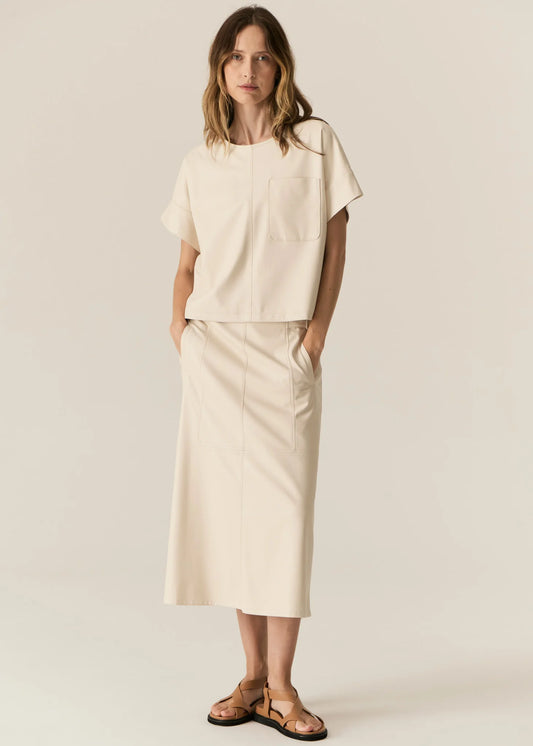 Pol Clothing - Belmond Tee - Ecru