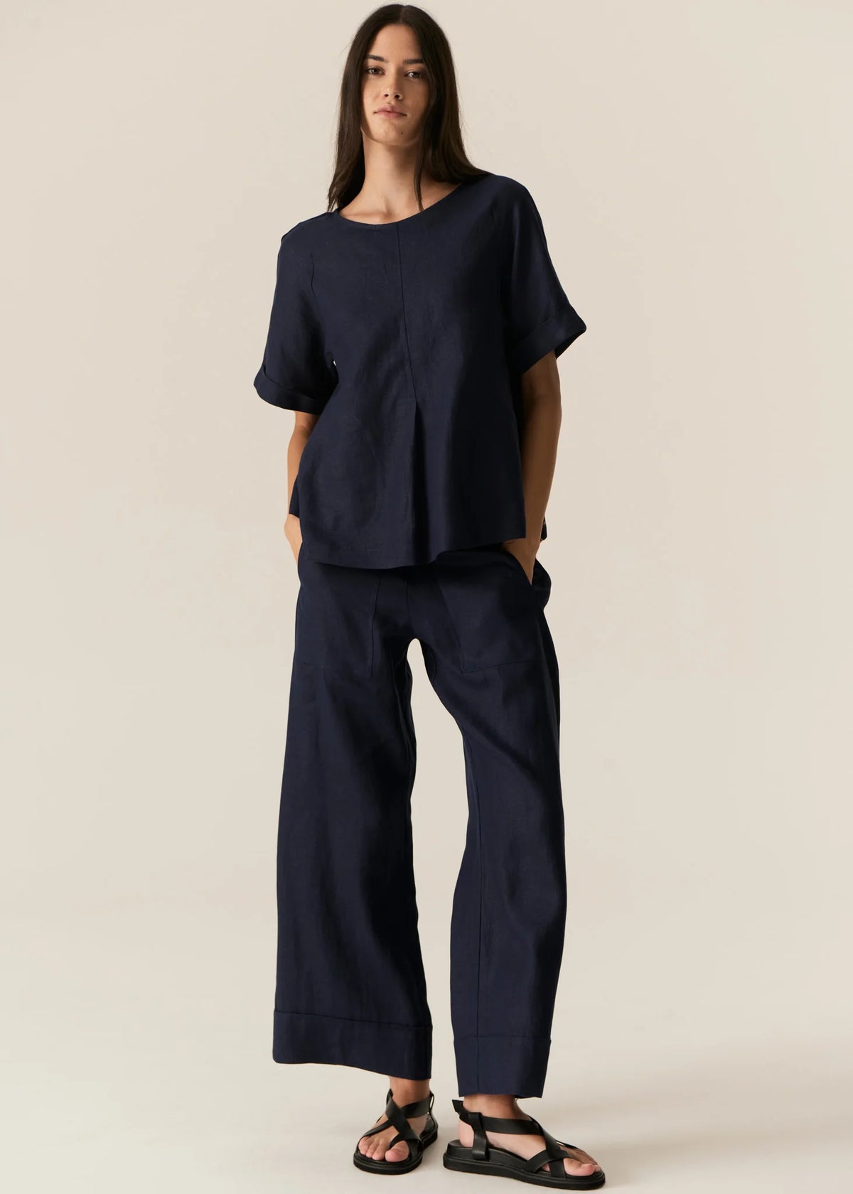 30% OFF -Pol Clothing -  Saga Top - Ink