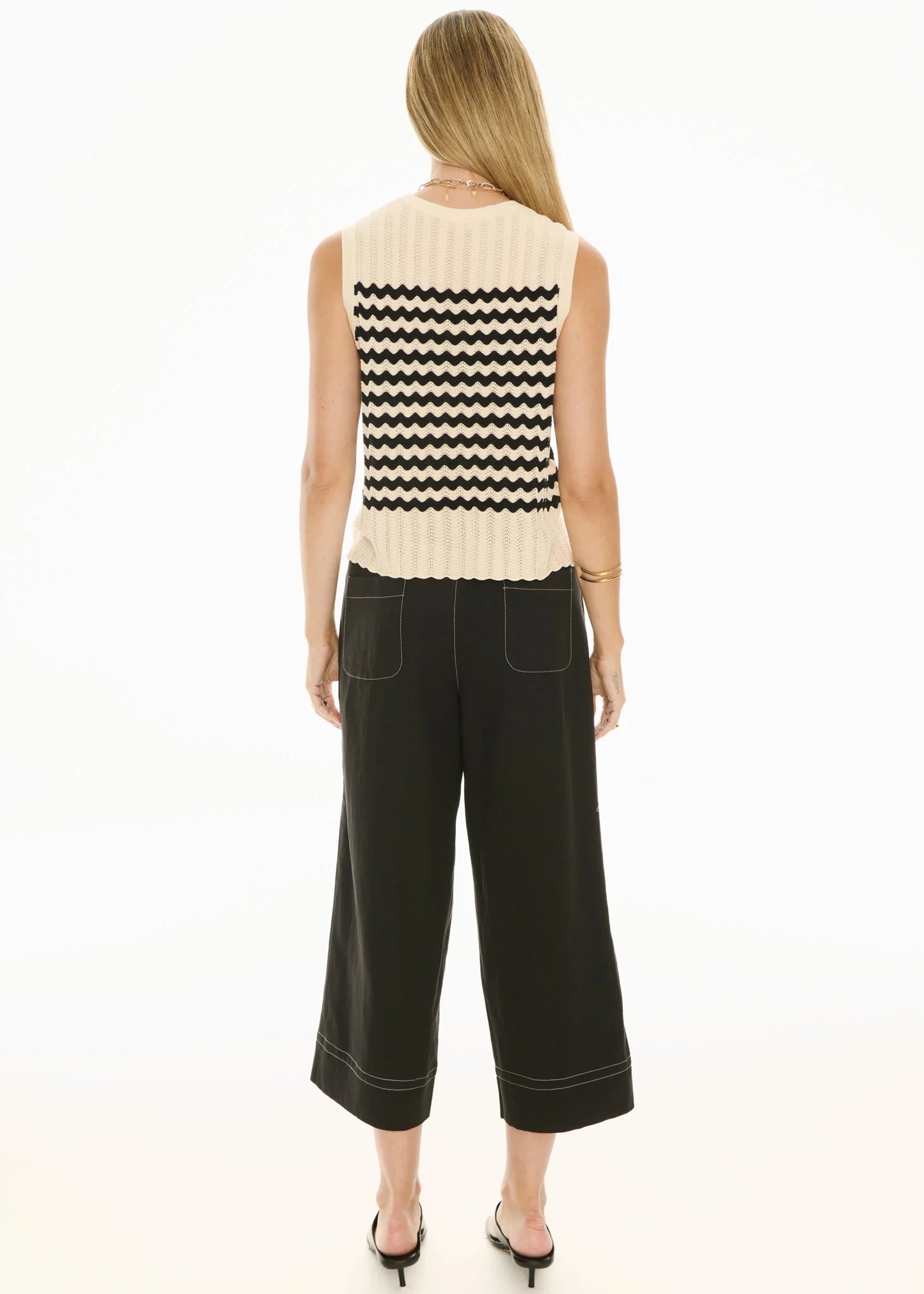Pol Clothing - Oskar Cropped Pant - Black