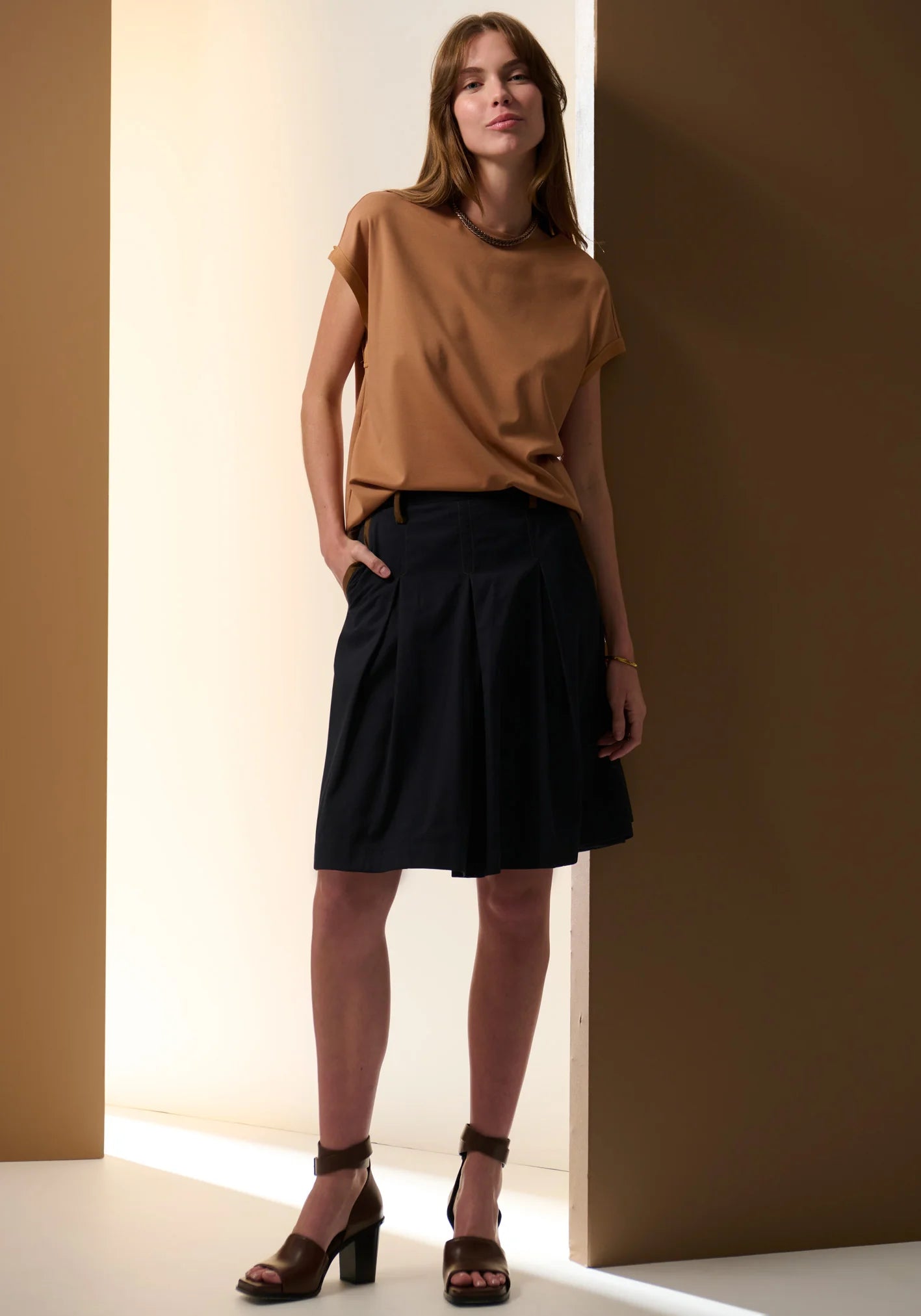 Pol Clothing - Odie Tee - Toffee