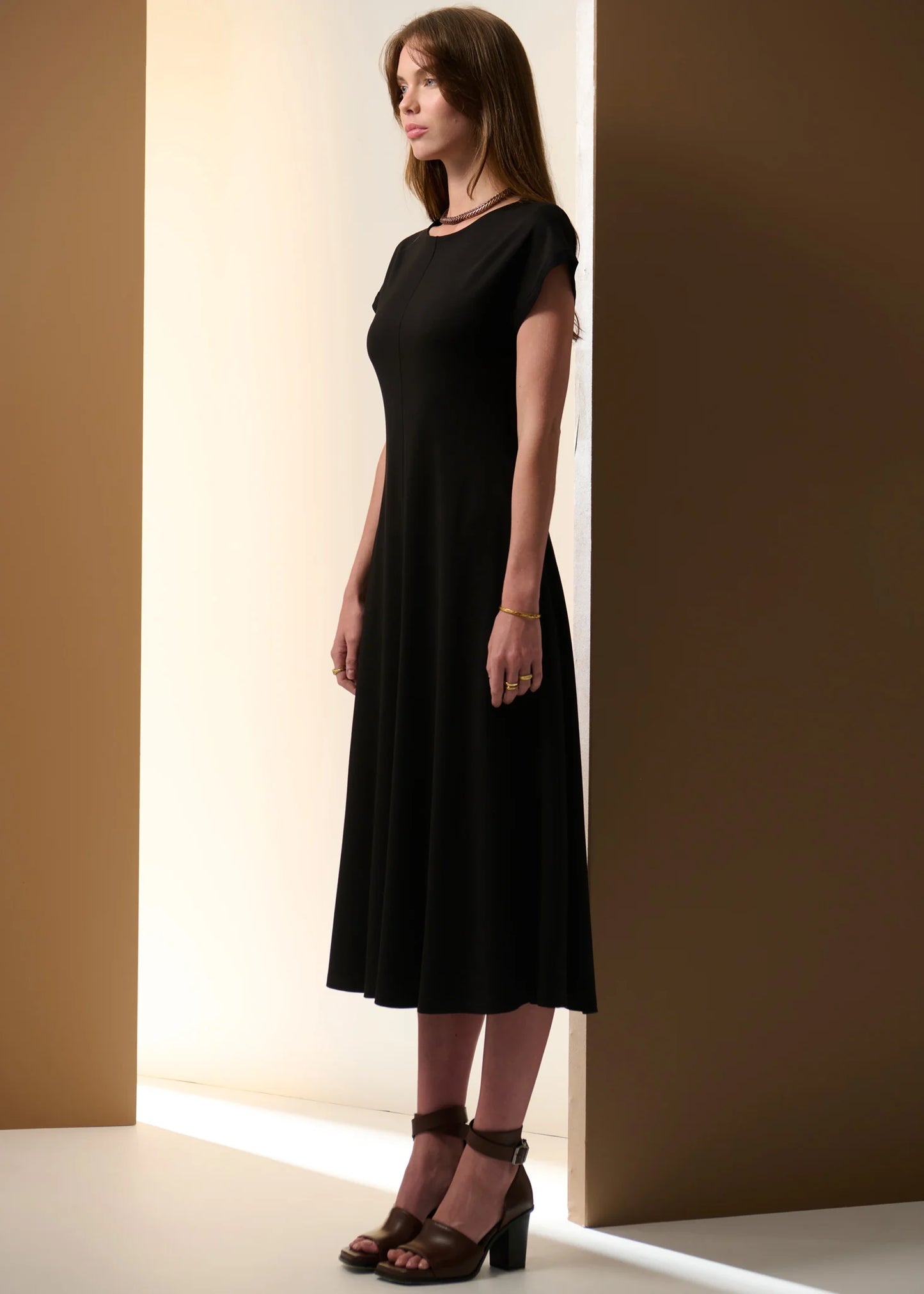 Pol Clothing - Odie Tee Dress - Black