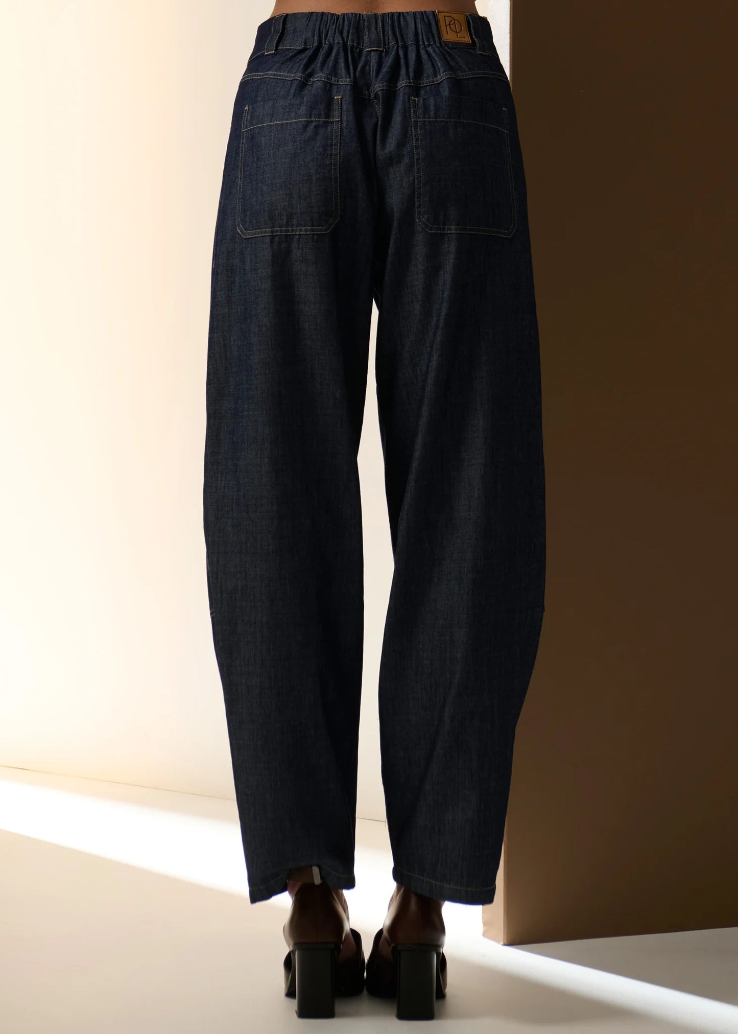 Pol Clothing - Muhle Barrel Denim Pant - Indigo
