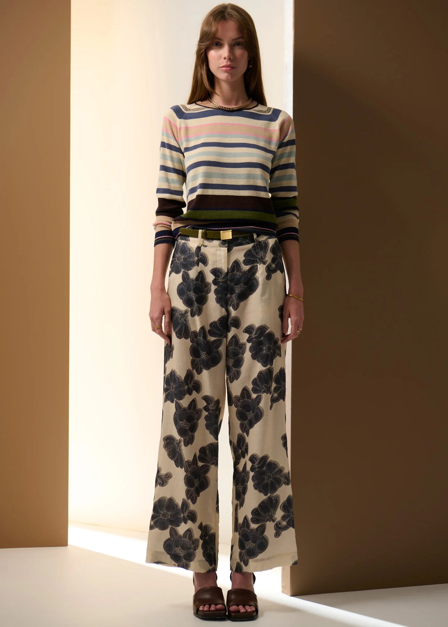 Pol Clothing - Amara Pant - Amara Print