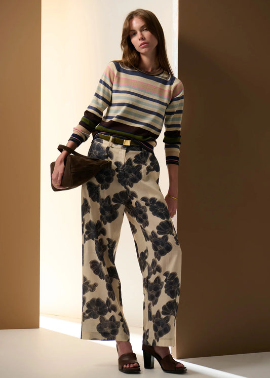 Pol Clothing - Sela Multi Knit - Blue Multi