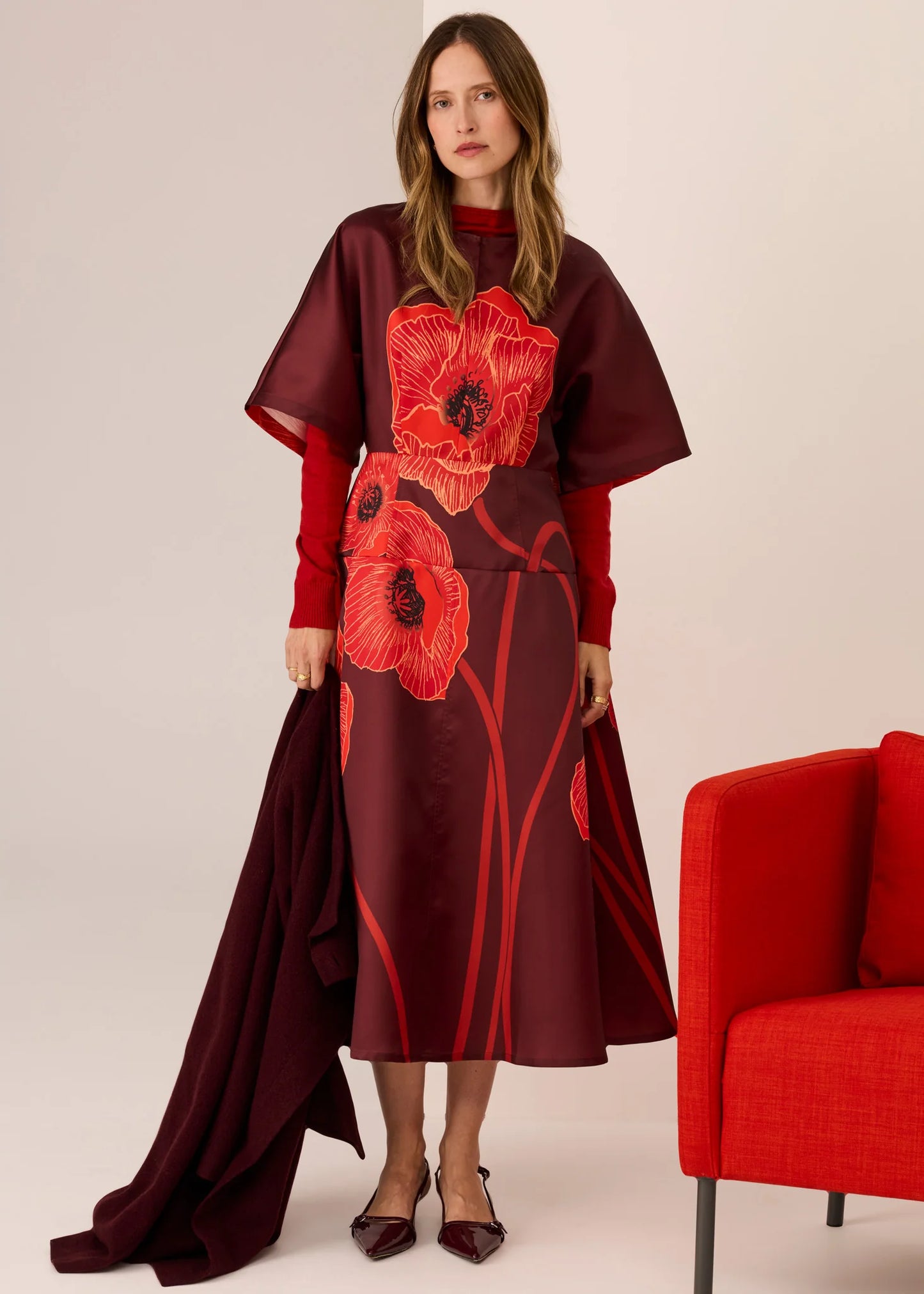 Pol Clothing - Poppy Sleeve Dress