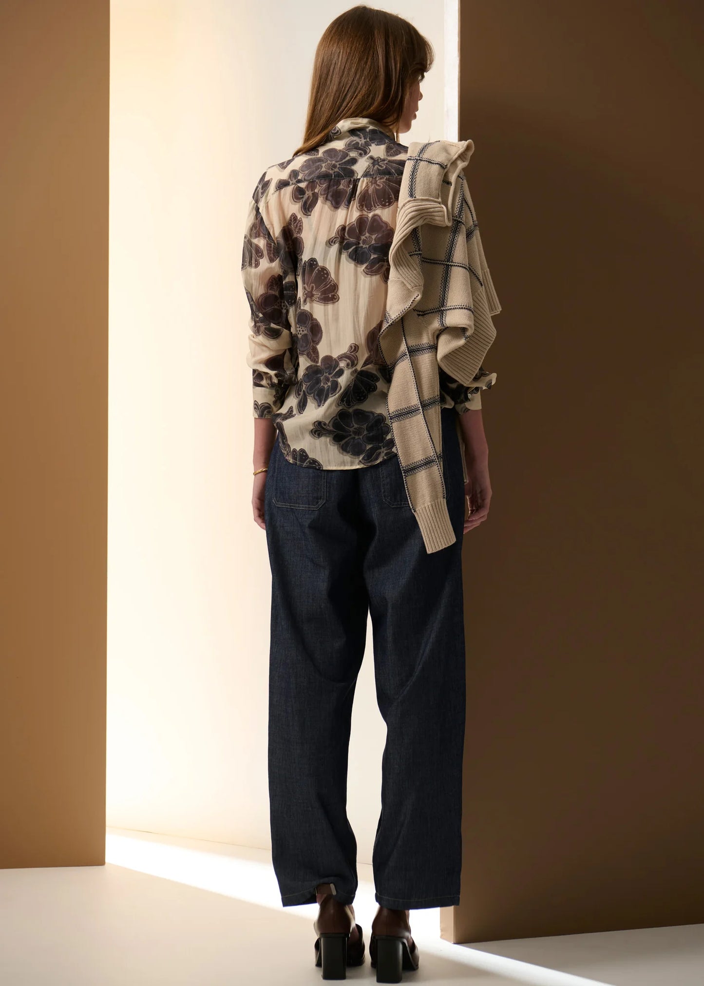 Pol Clothing - Amara Silk Shirt - Amara Print