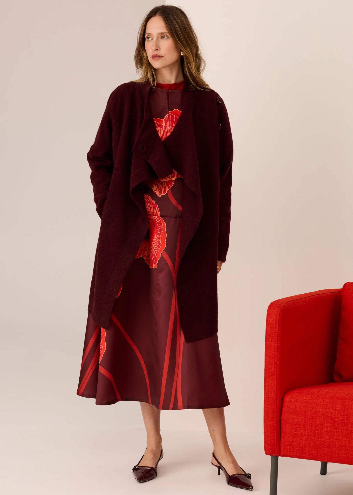 Pol Clothing - Poppy Sleeve Dress