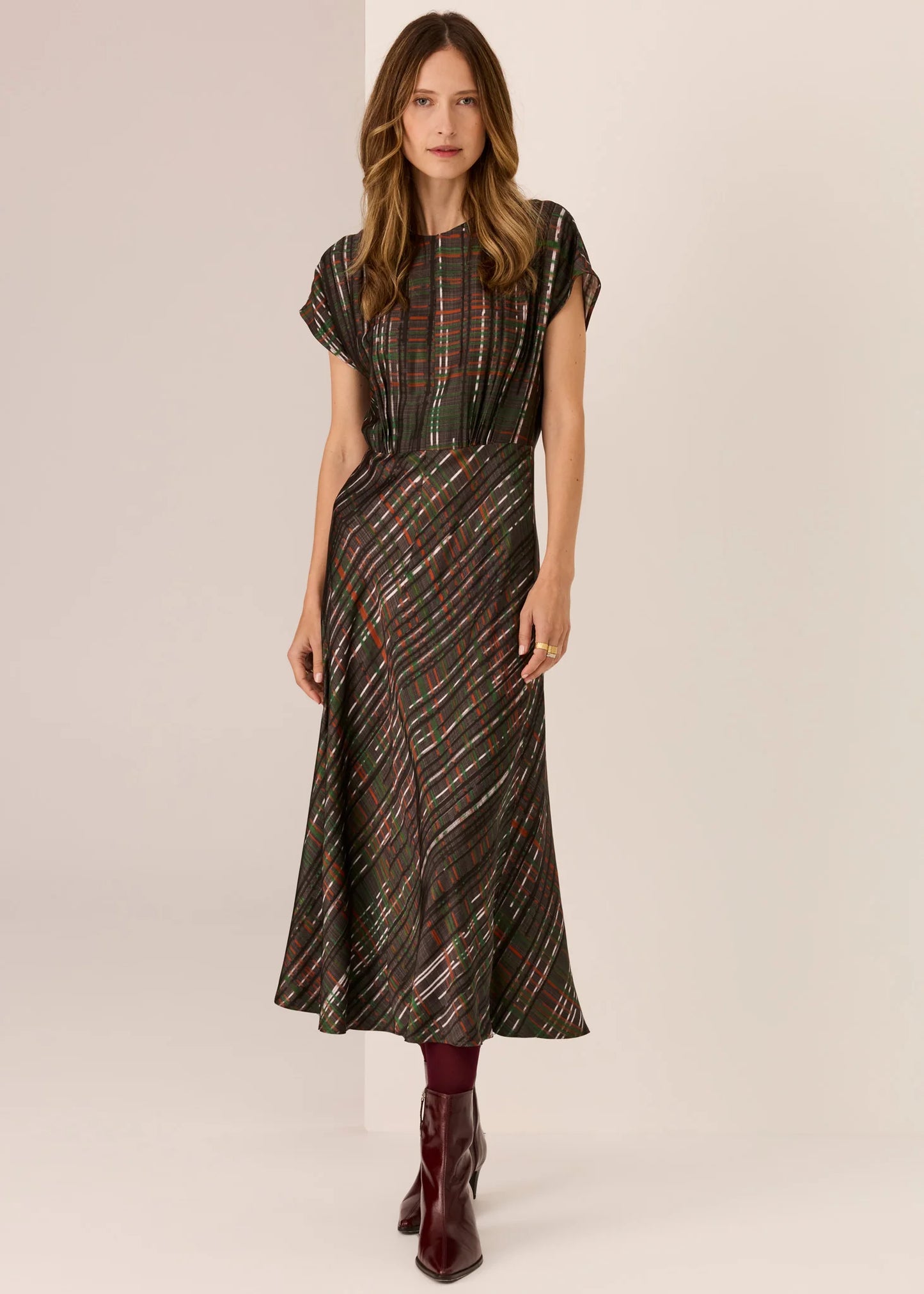 Pol Clothing - Della Bias Dress - Della Print