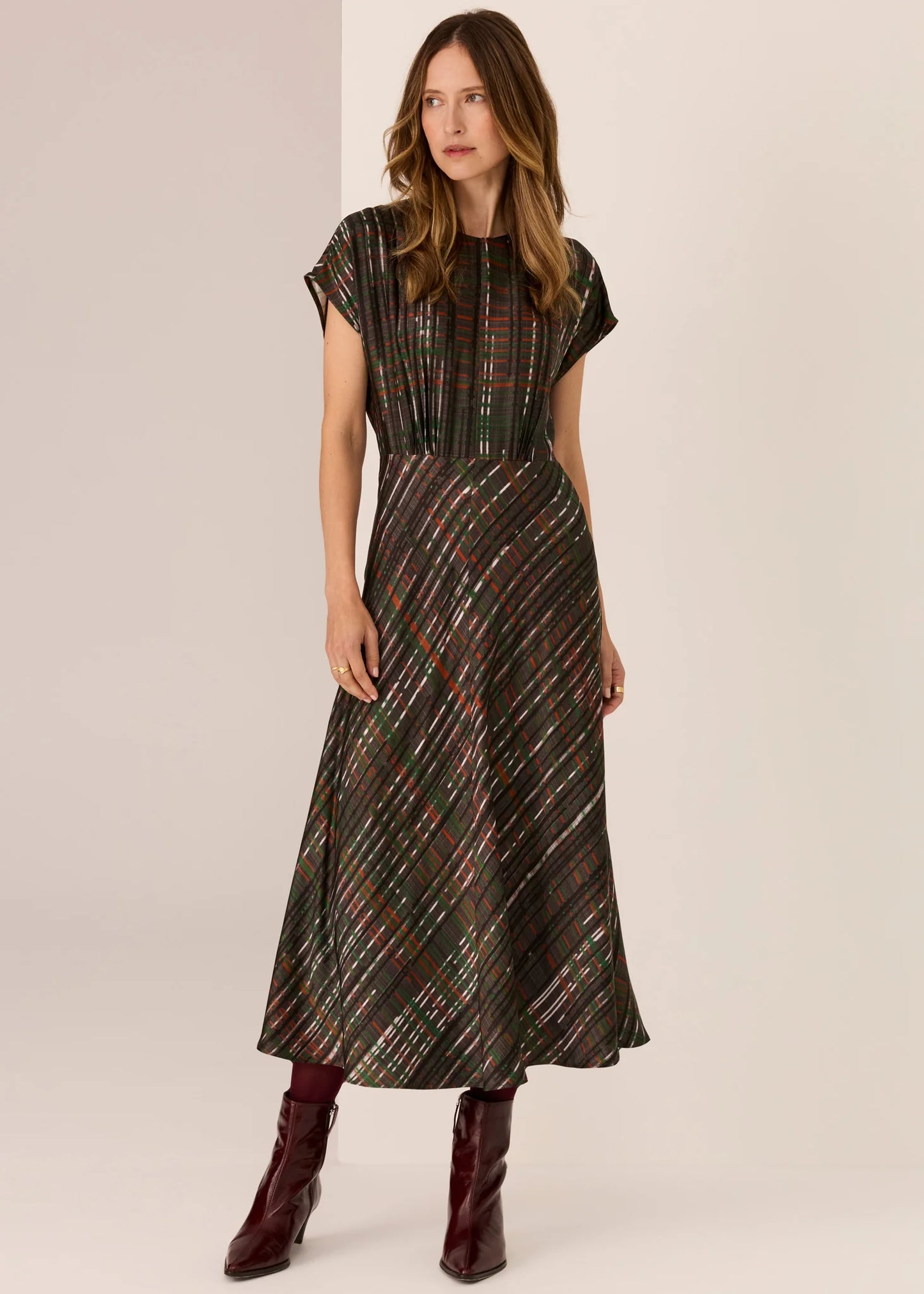 Pol Clothing - Della Bias Dress - Della Print