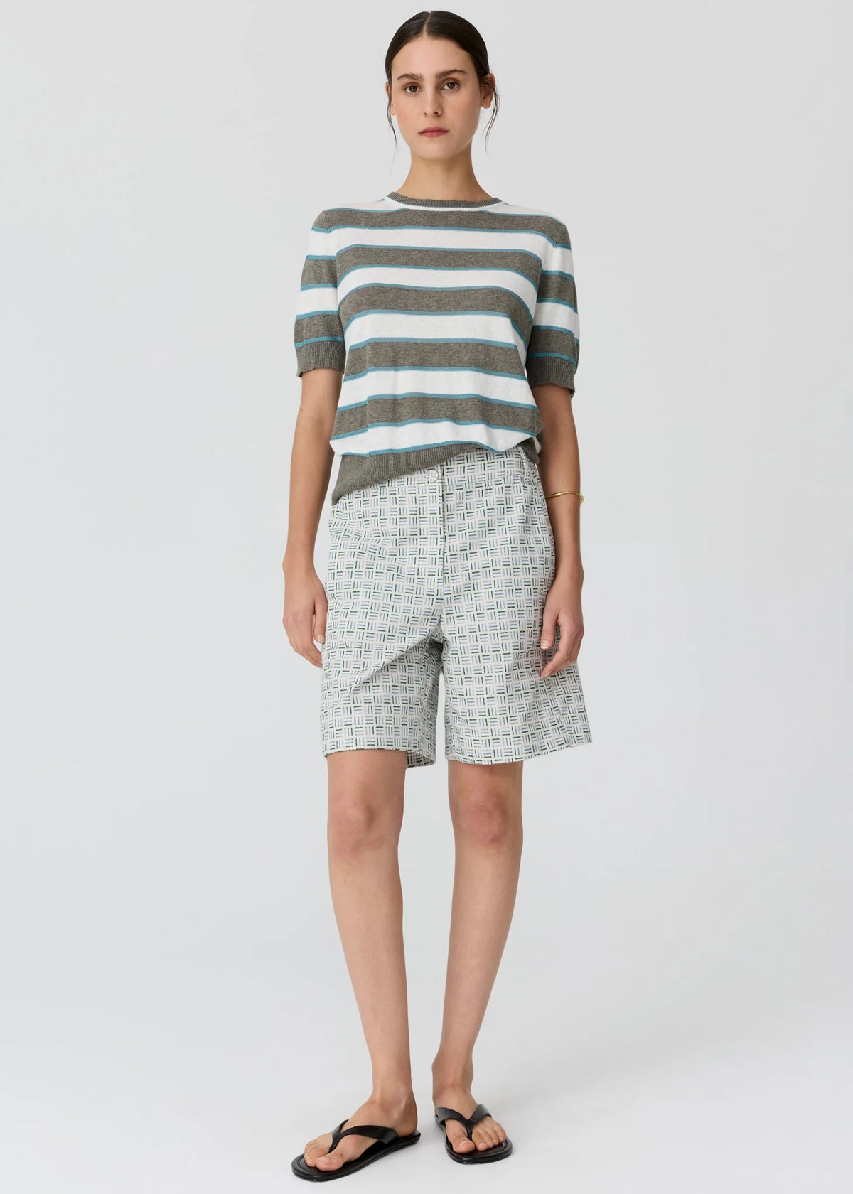 Pol Clothing - Parterre Shorts - Parterre Jacquard