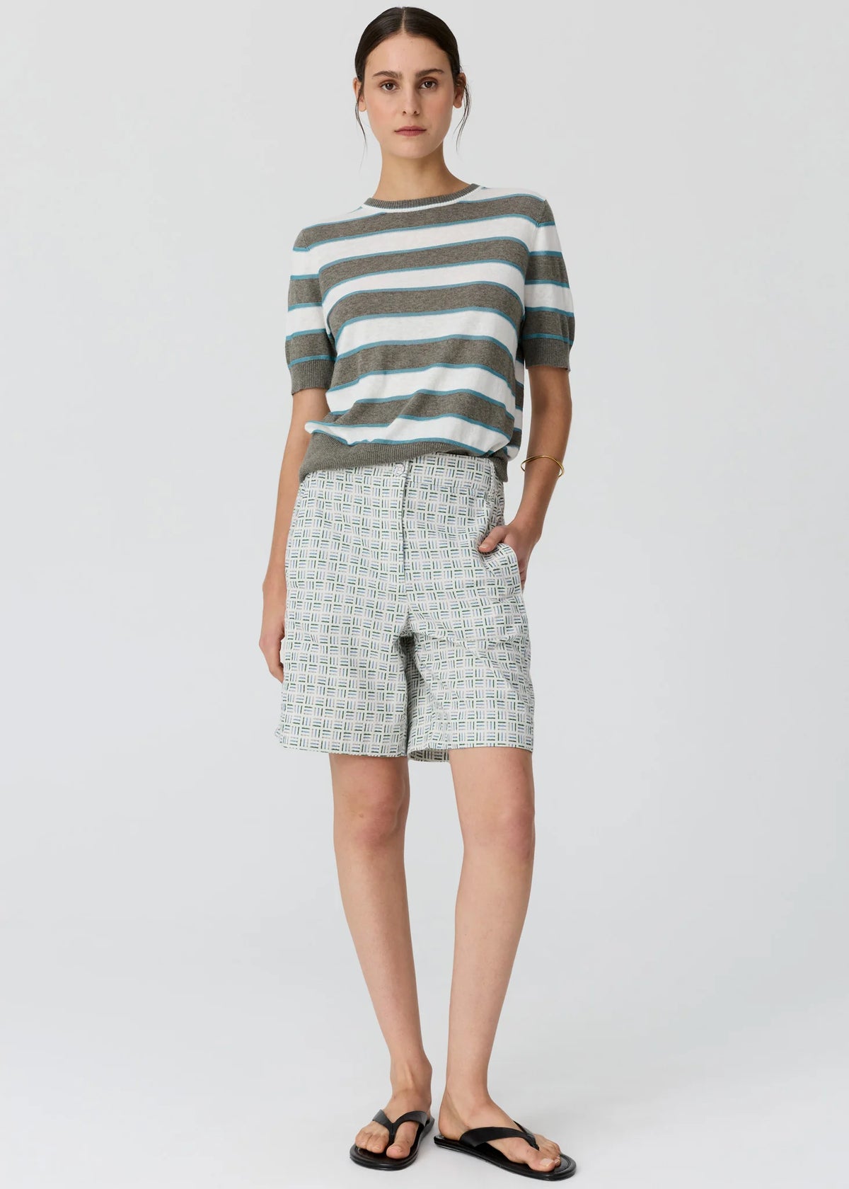 Pol Clothing - Parterre Shorts - Parterre Jacquard