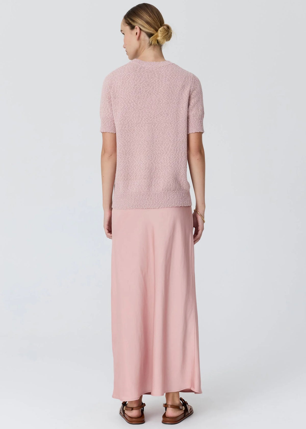 Pol Clothing - Cedar Lurex Knit Top - Pink