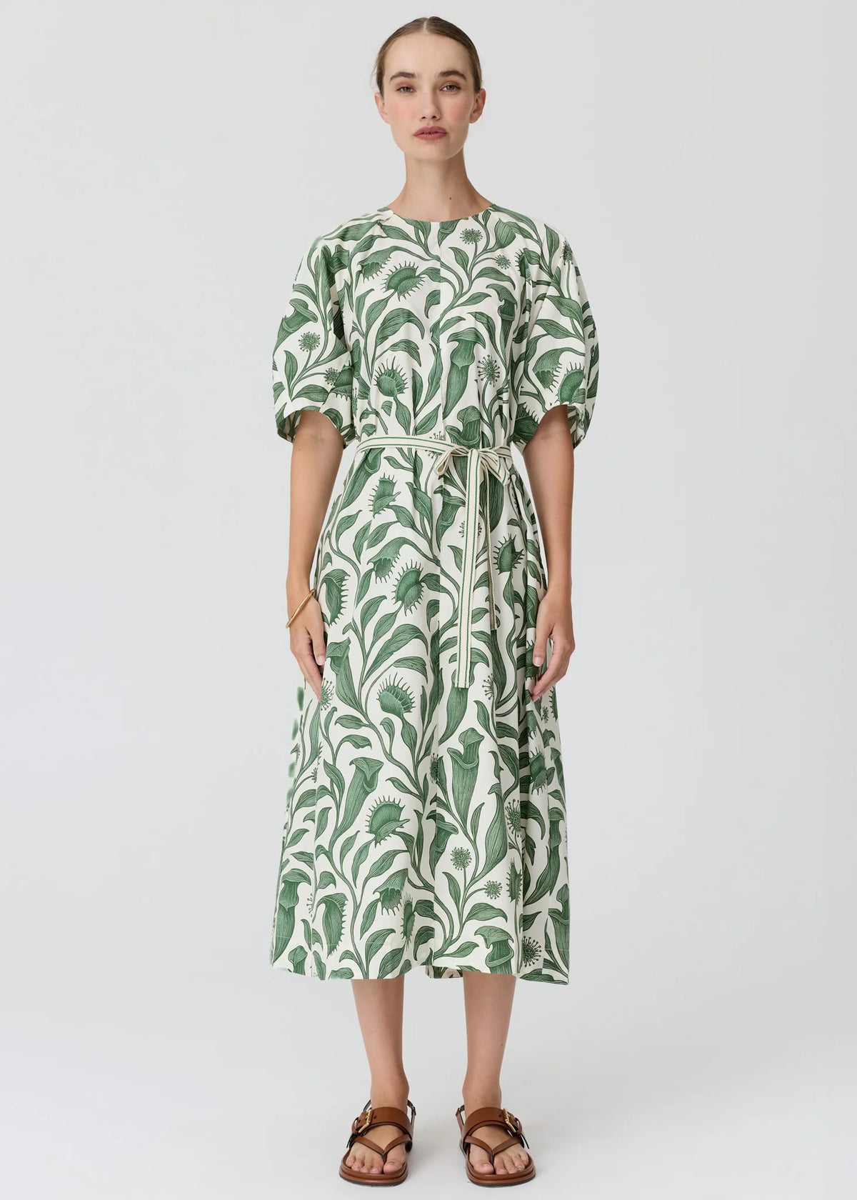 Pol clothing - Botanica Day Dress - Botanica Print