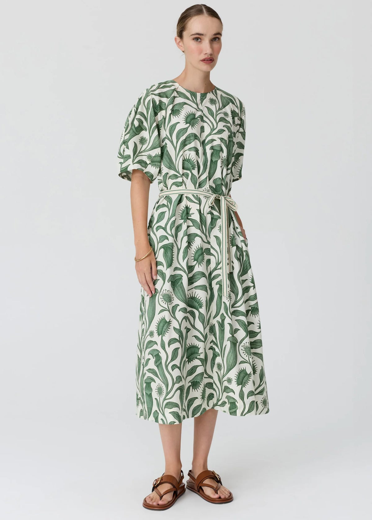 Pol clothing - Botanica Day Dress - Botanica Print