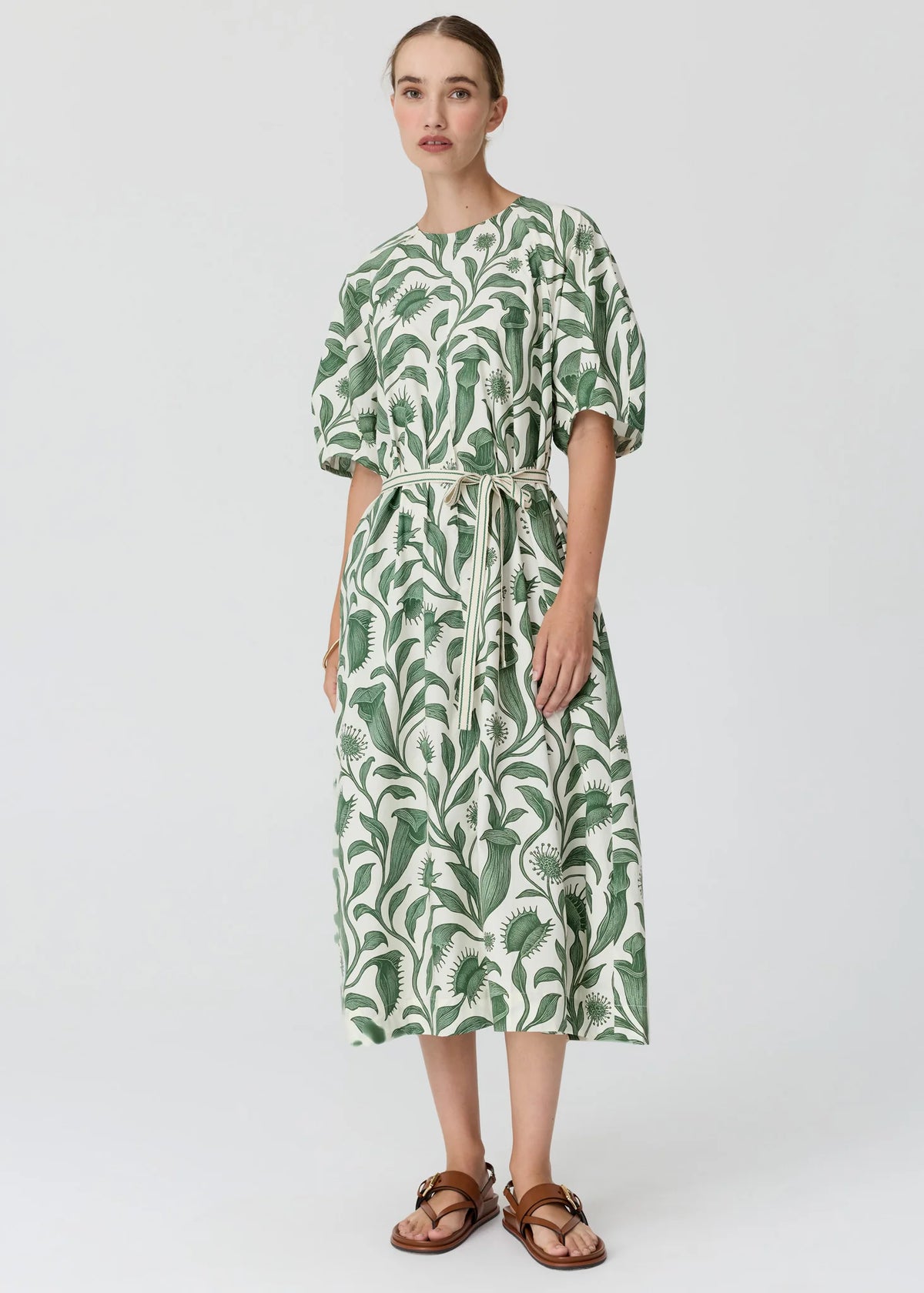Pol clothing - Botanica Day Dress - Botanica Print
