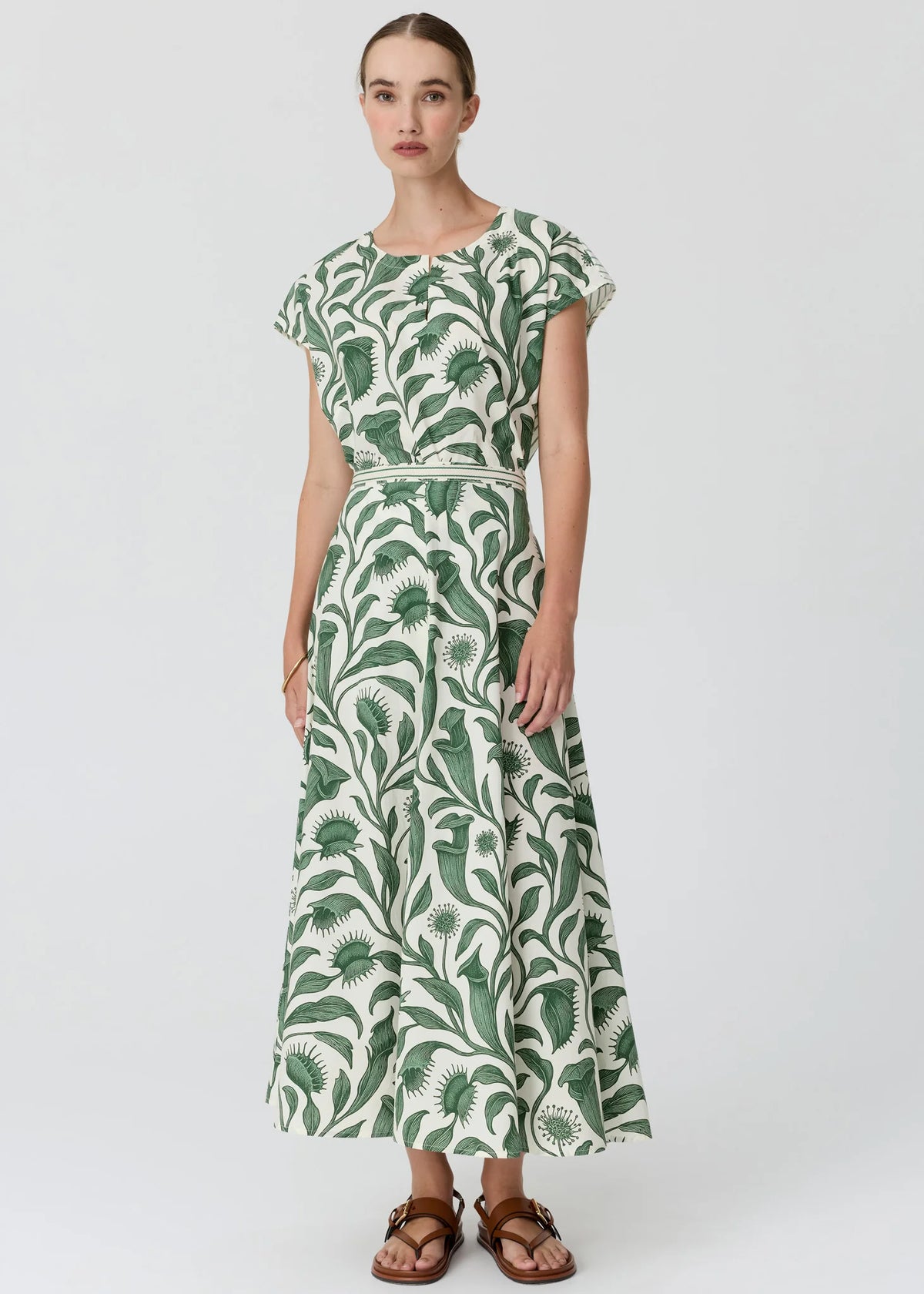 Pol Clothing - Botanica Skirt - Botanica Print