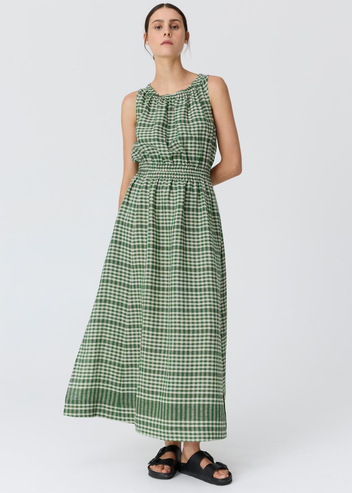Pol Clothing - Lume Tank Dress - Gingham