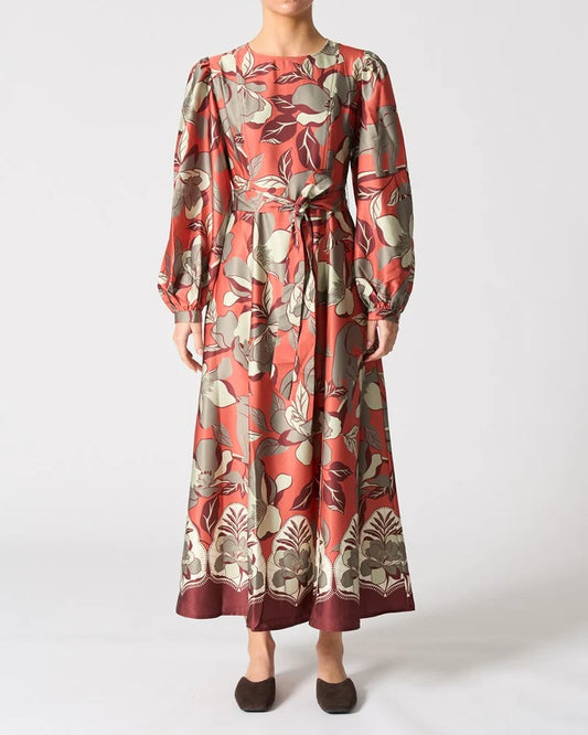 50% OFF - Paris Dress - Jaguar Jungle Orange